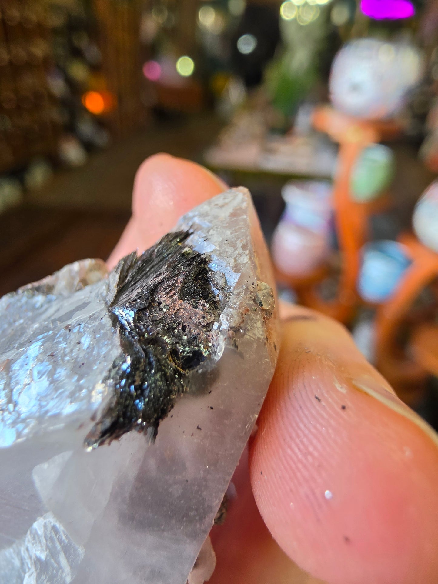 Specular Hematite On Quartz