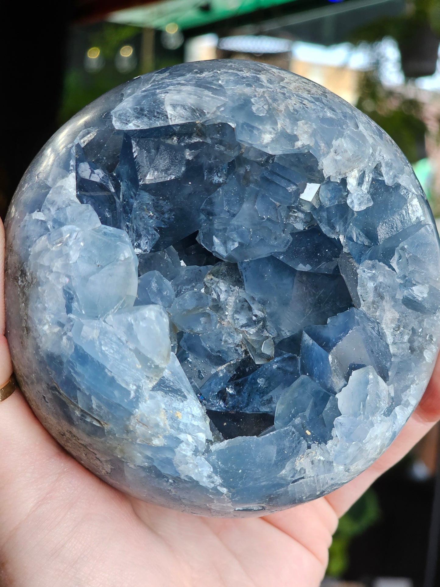 Celestite Sphere