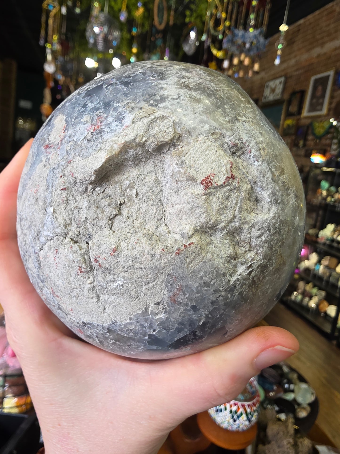 Celestite Cluster Sphere
