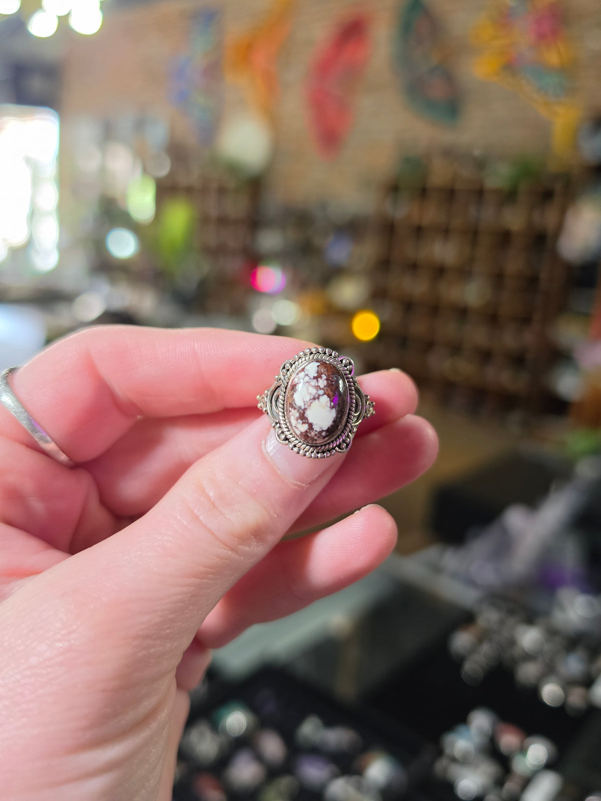 Size 7 Wild Horse Jasper Ring