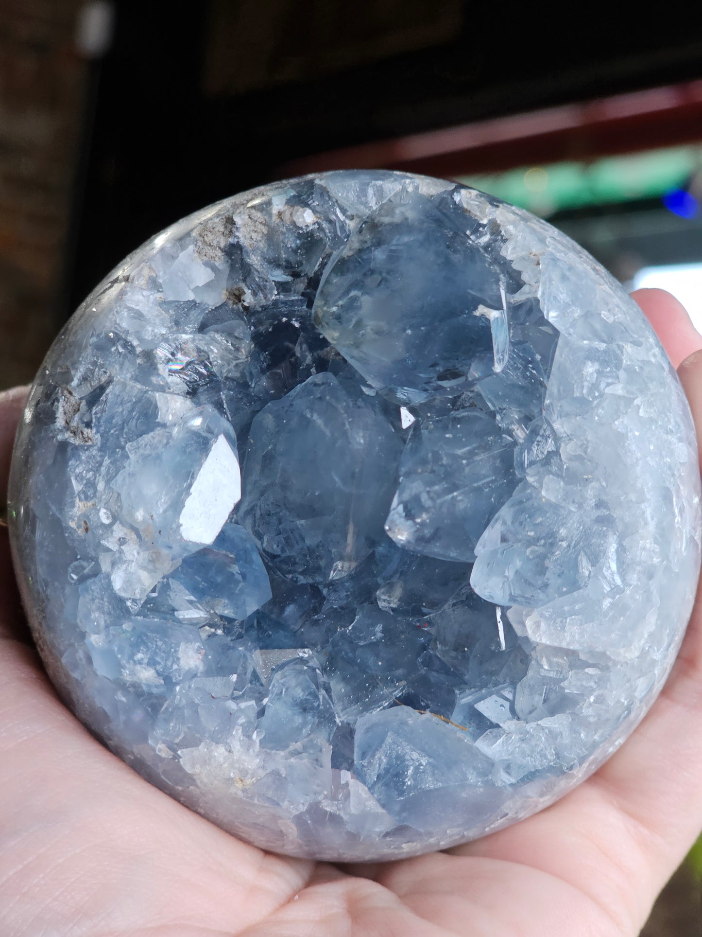 Celestite Sphere
