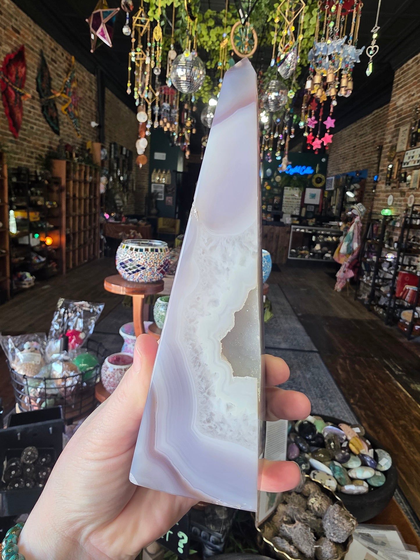 Brazilian Agate Tower