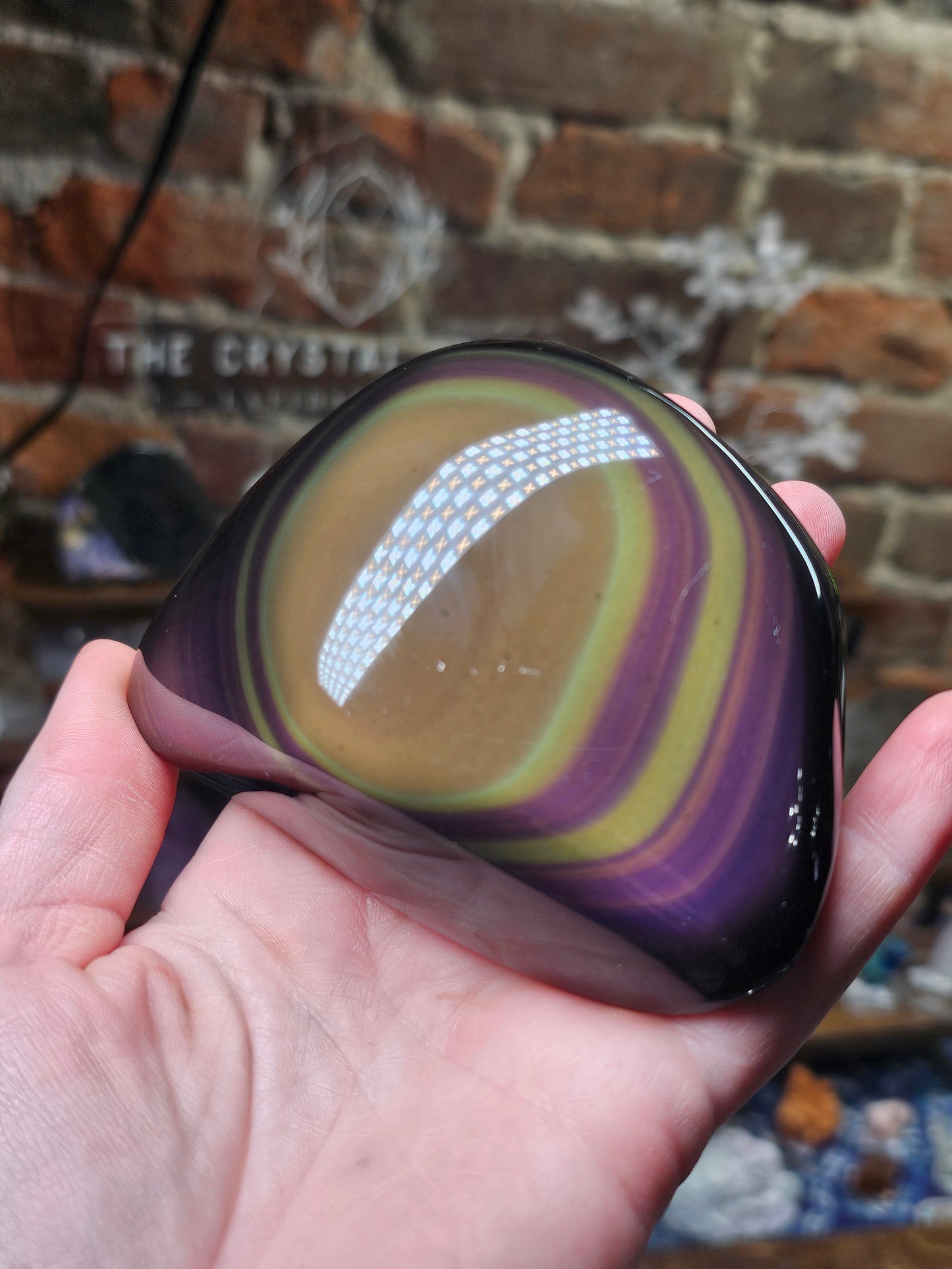 High Grade Rainbow Obsidian Free form