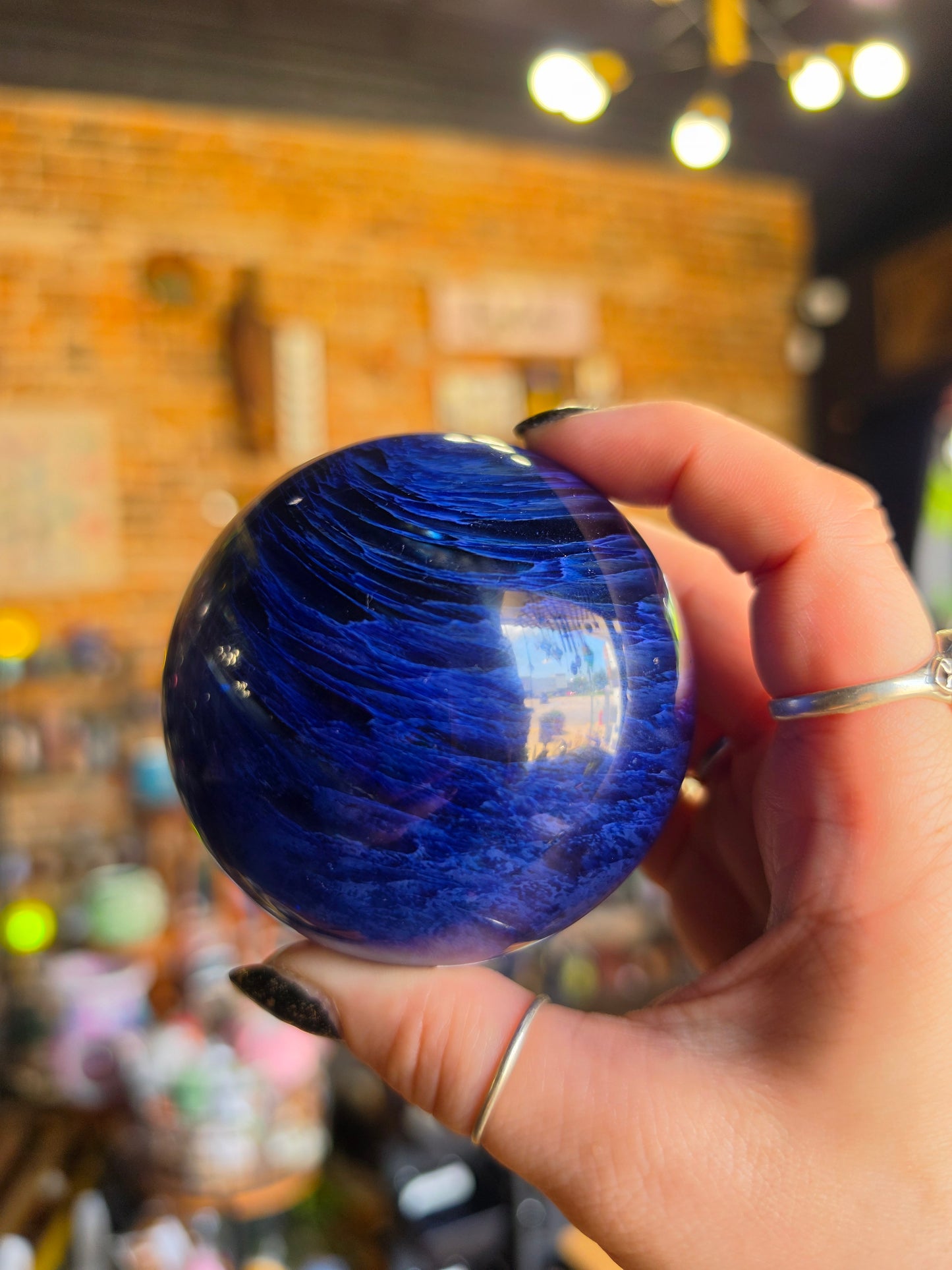 Glass Blue Sphere