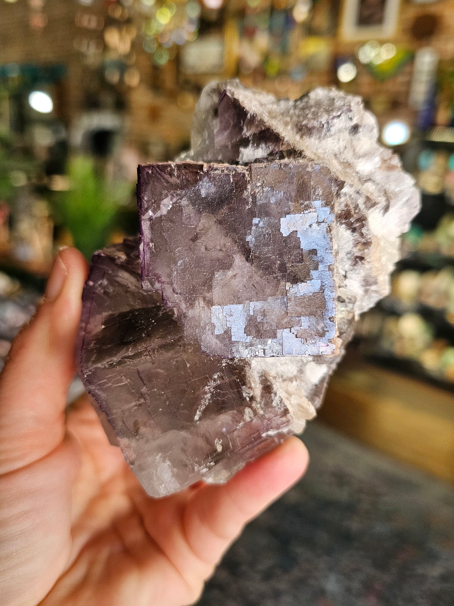Purple Cubic Fluorite