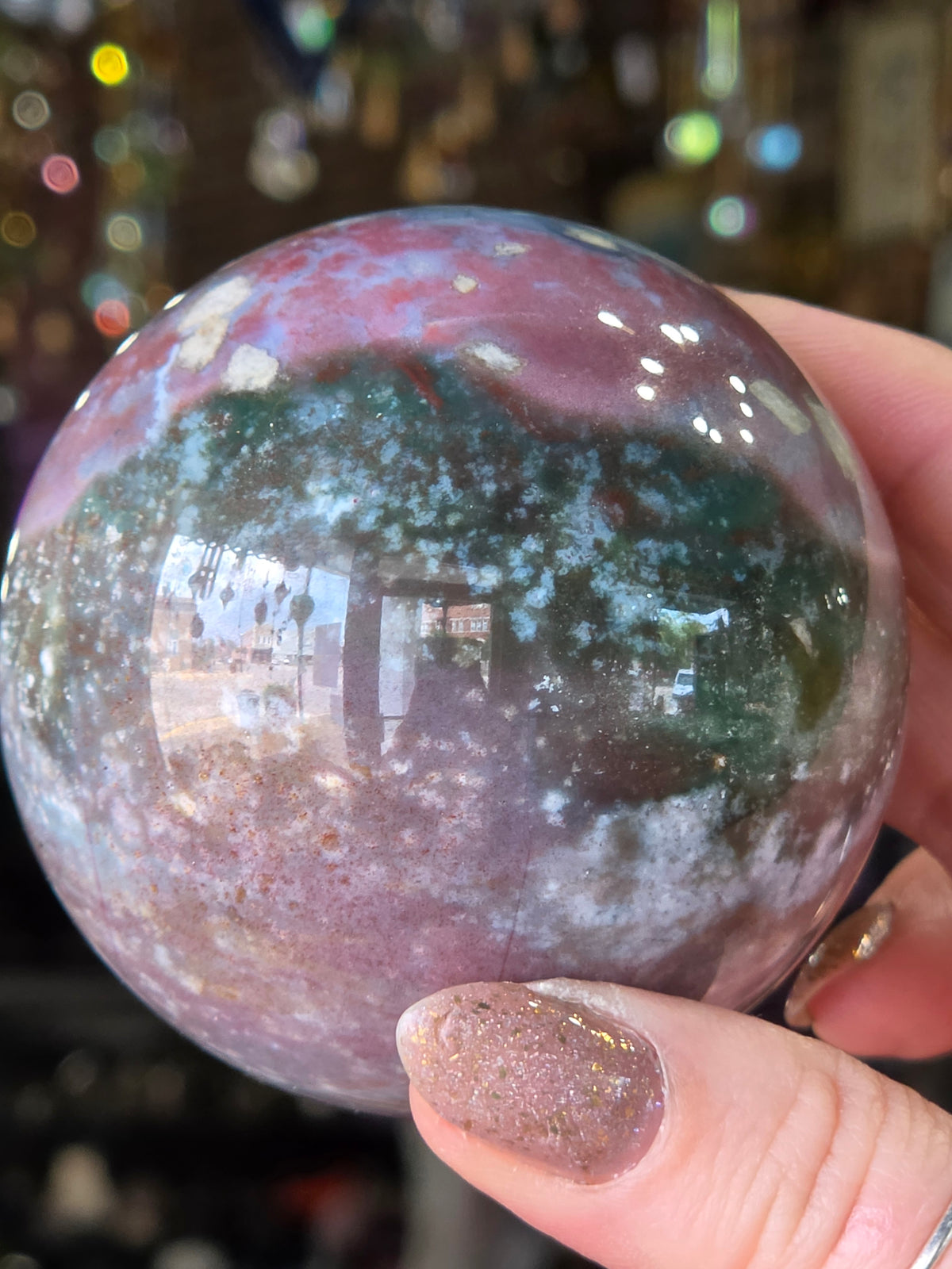 India Agate Sphere