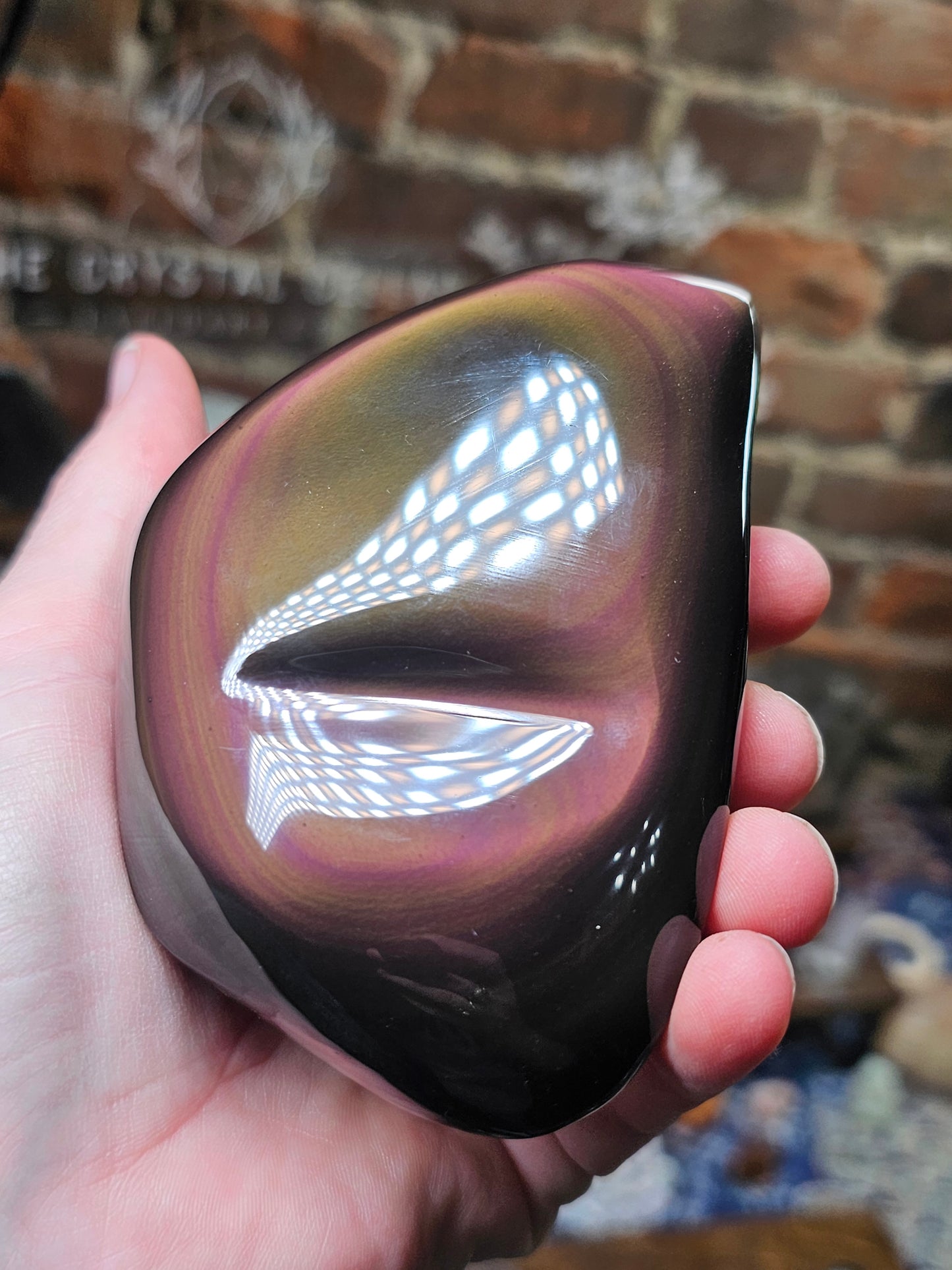 High Grade Rainbow Obsidian Free form