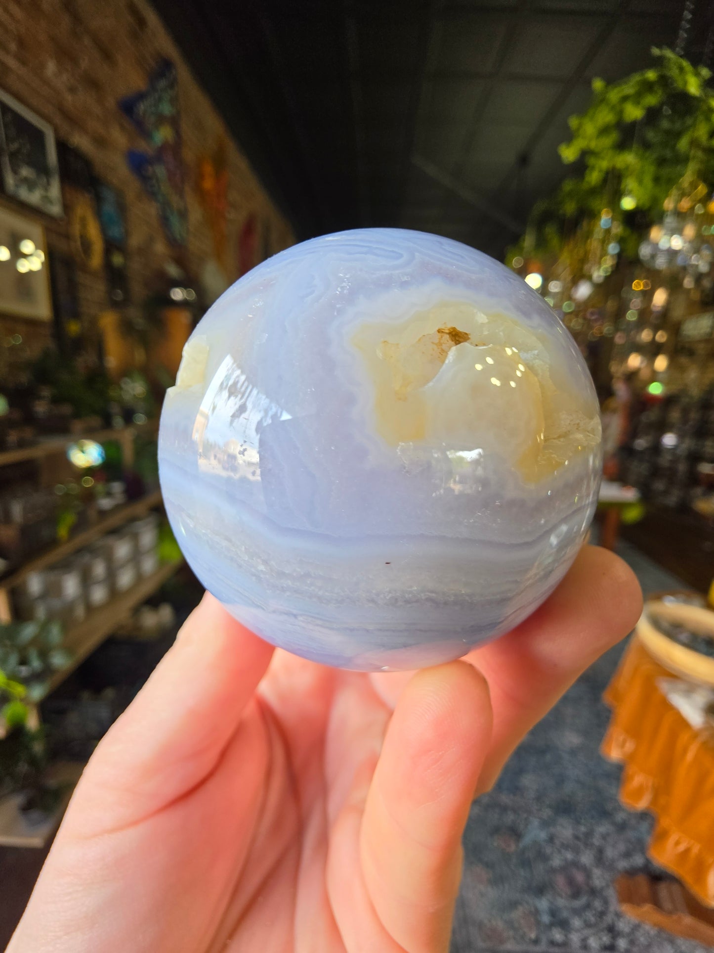 Blue Lace Agate Sphere