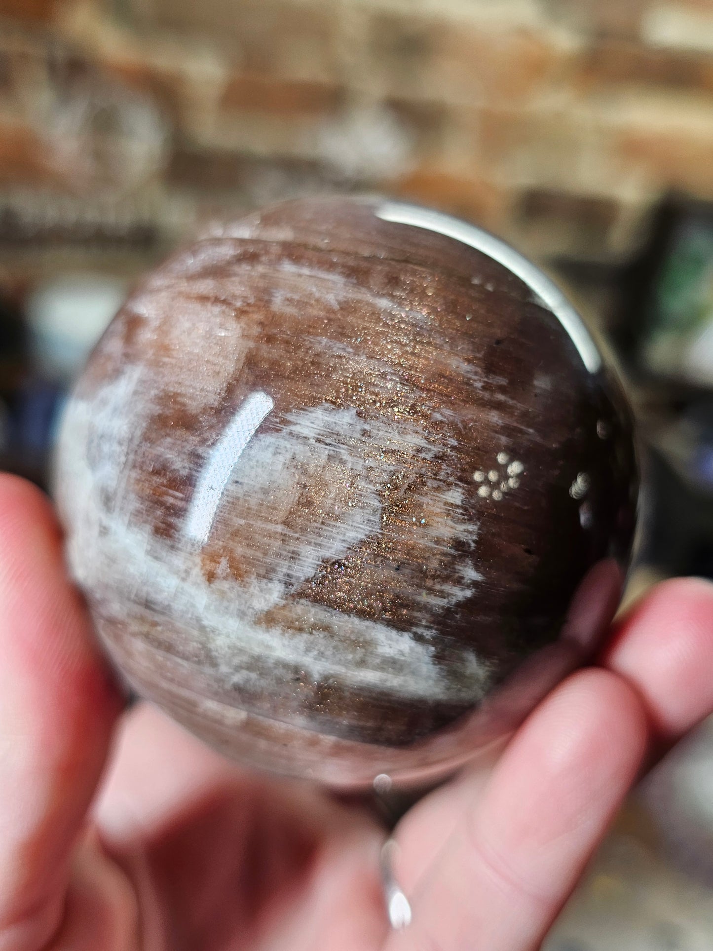Sunstone Moonstone Sphere