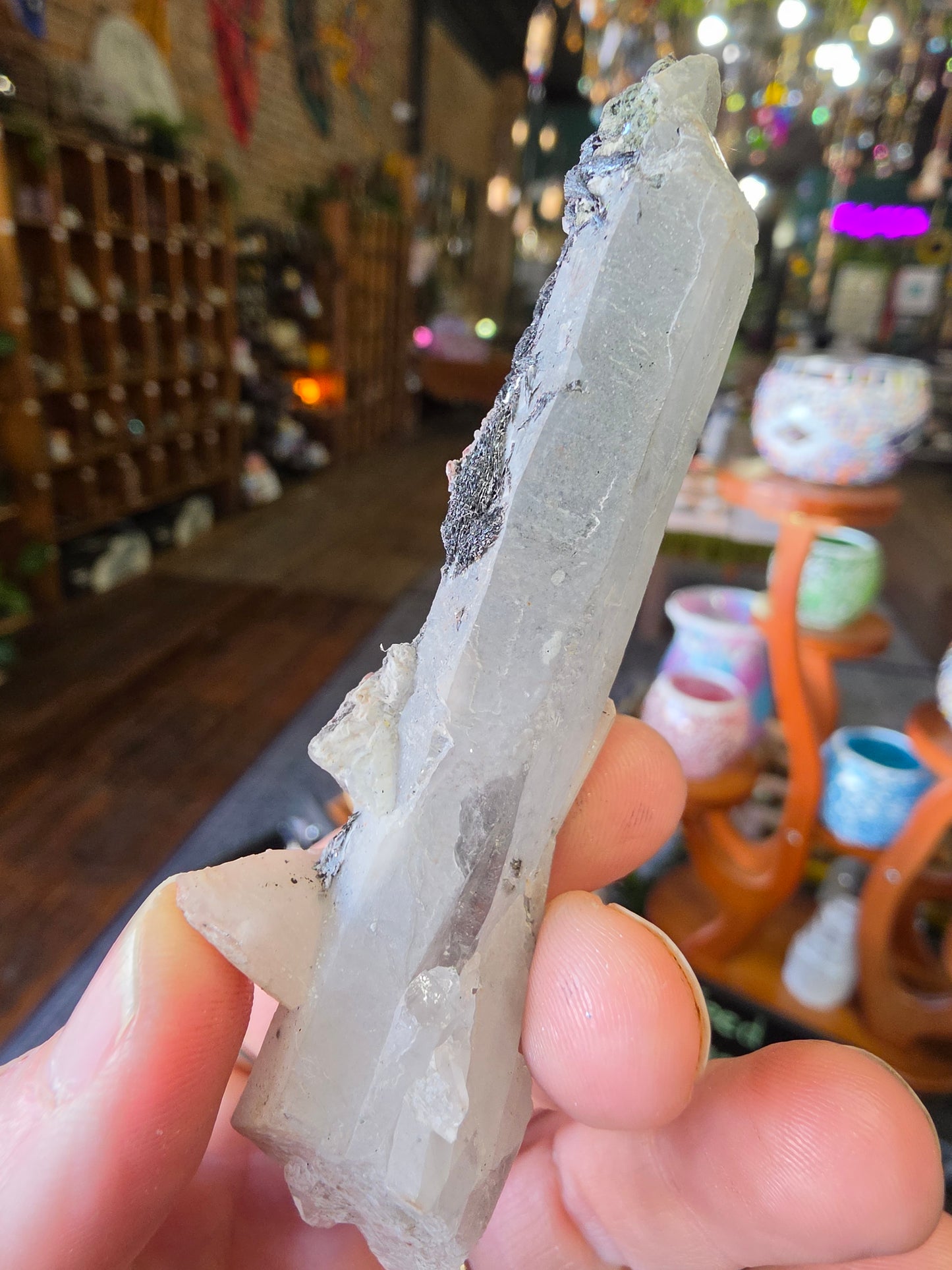Specular Hematite on Quartz