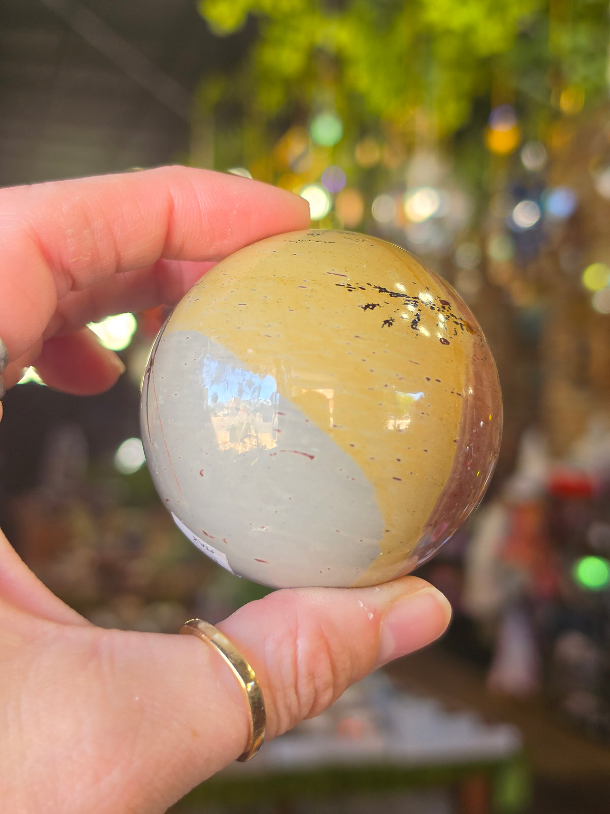 Dendritic Jasper Sphere