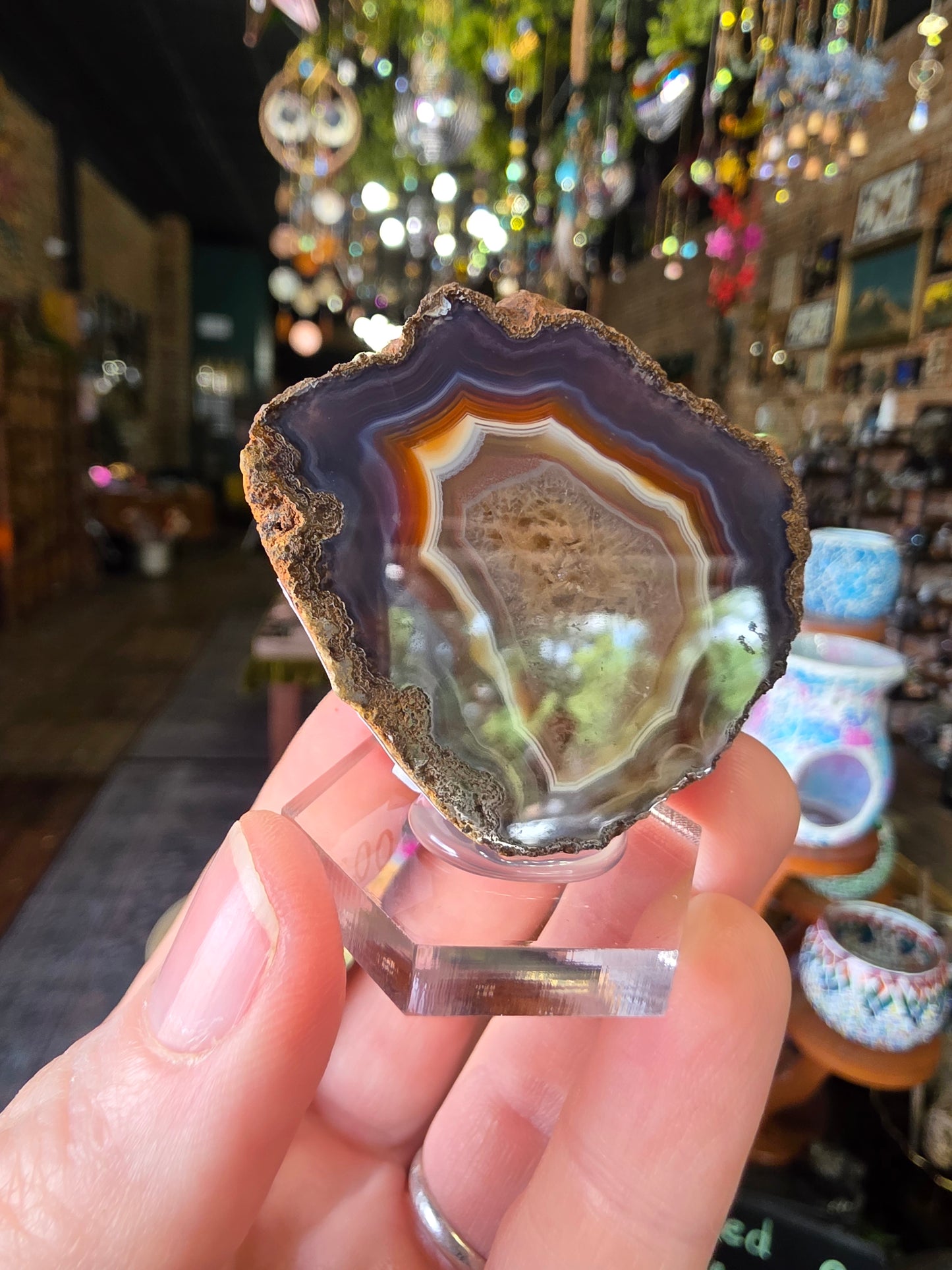 Malawi Agate Halve