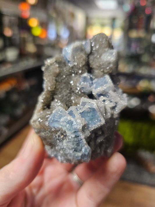 Blue Sugar Fluorite