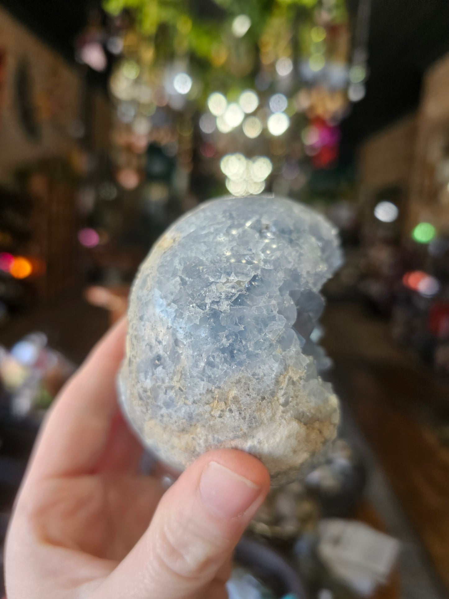 Celestite Cluster Sphere