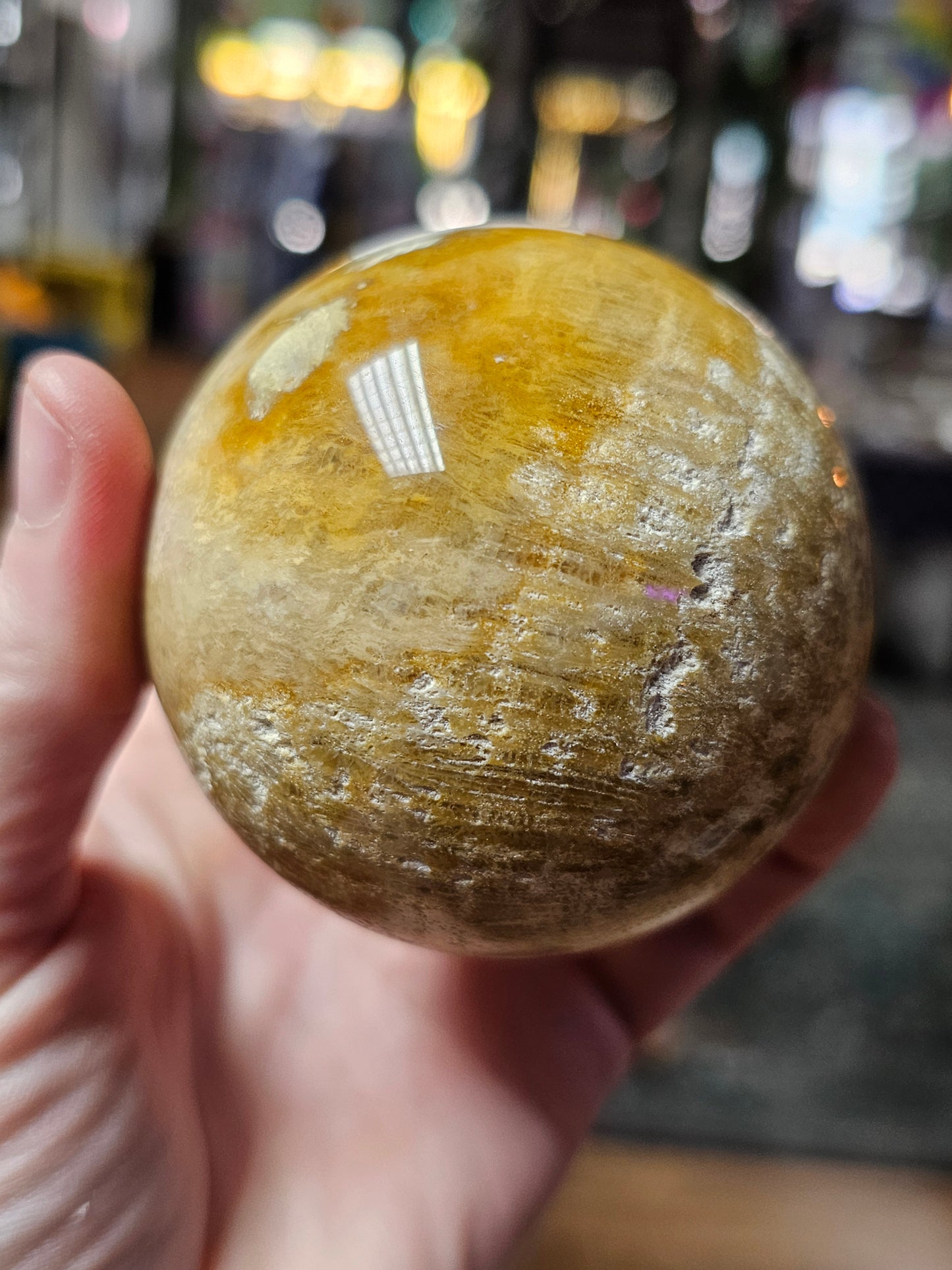 Coral Jade Sphere