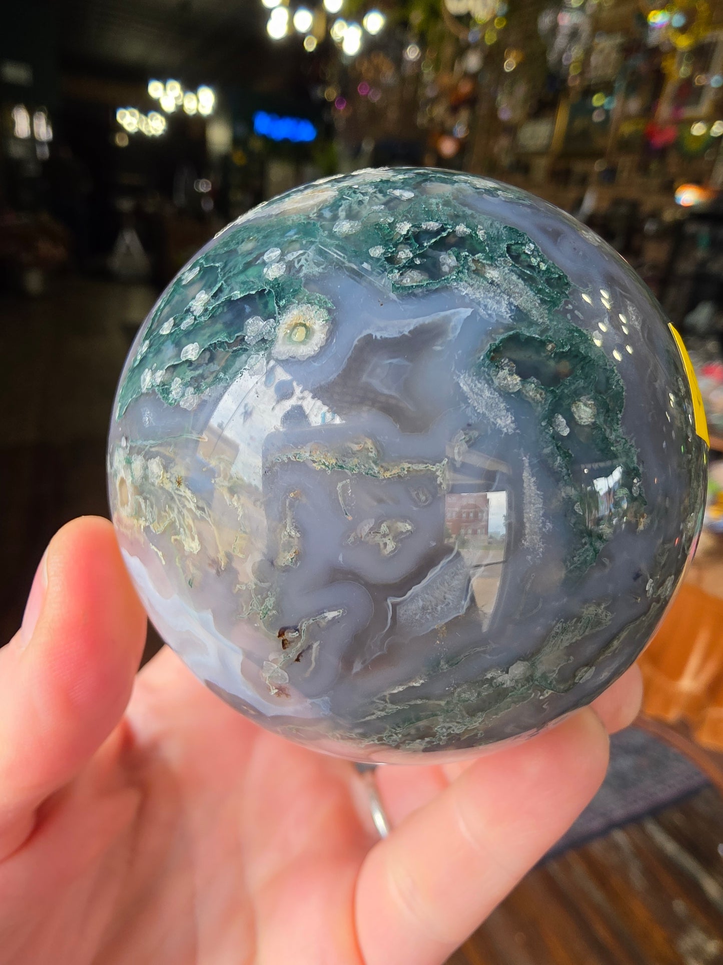 Moss Agate Sphere