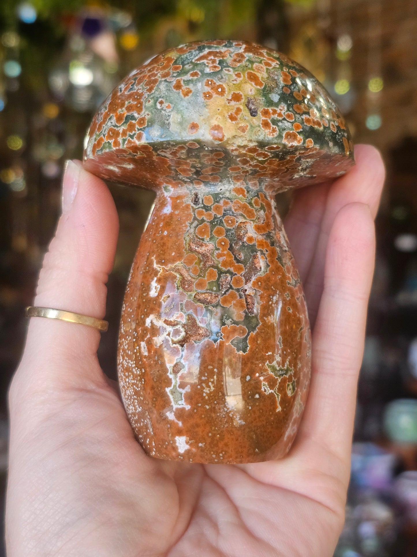 Orbicular Jasper Mushroom