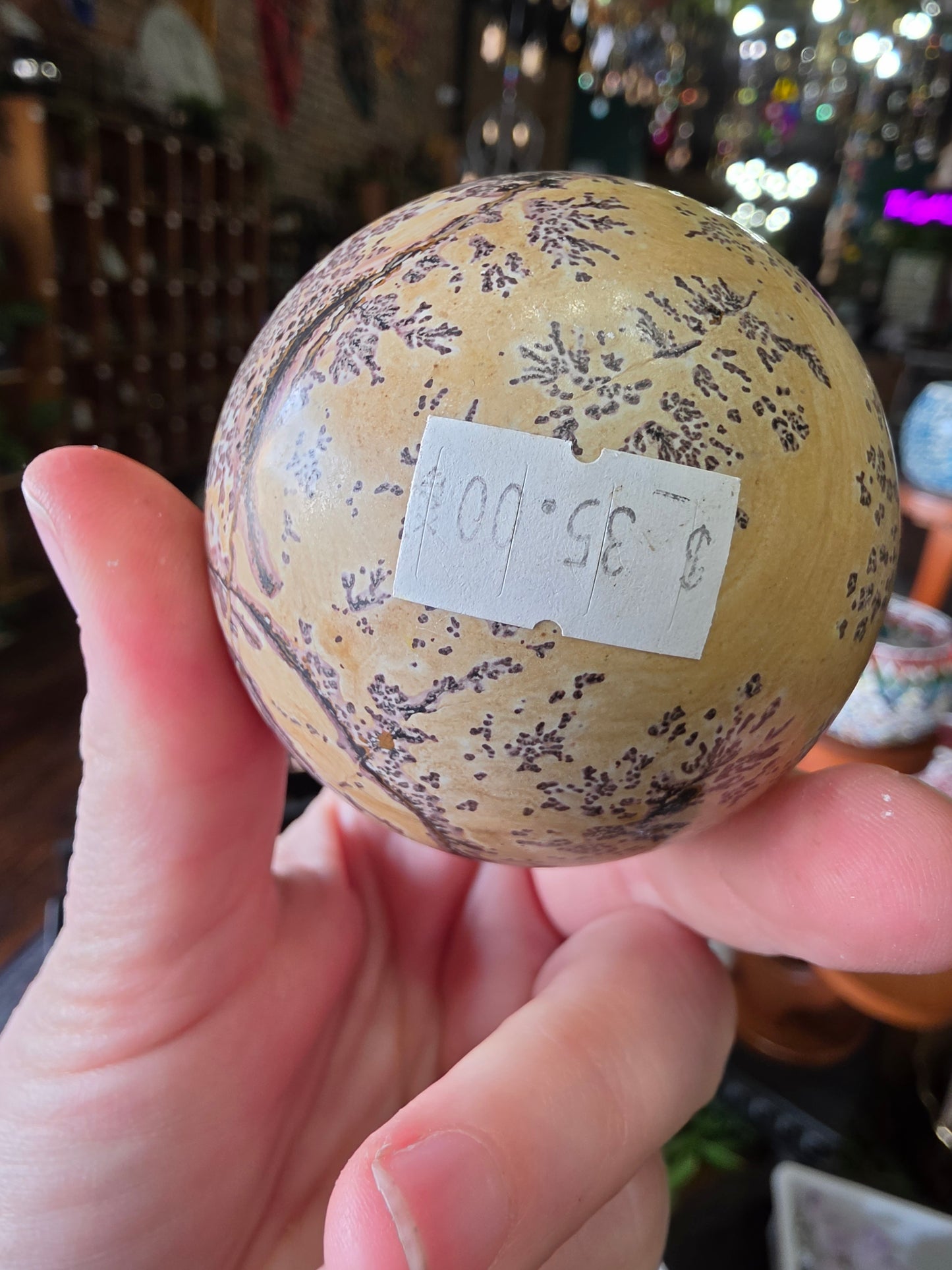 Dendritic Jasper Sphere
