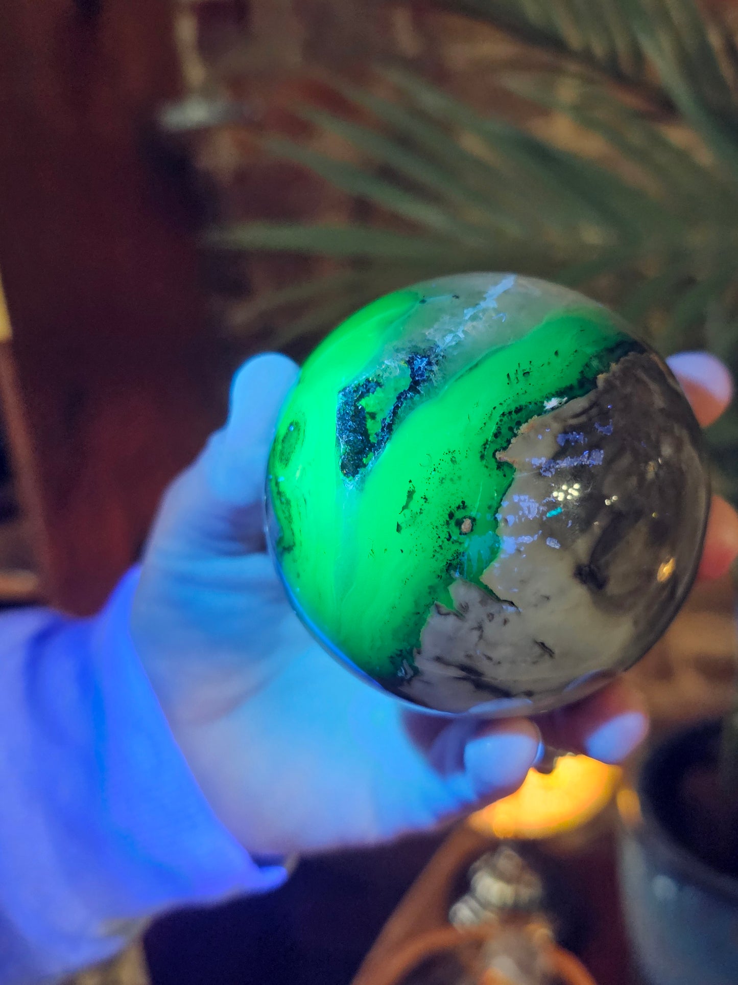 Volcano Agate Sphere