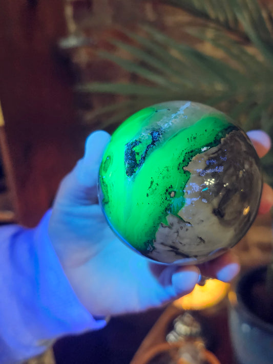 Volcano Agate Sphere