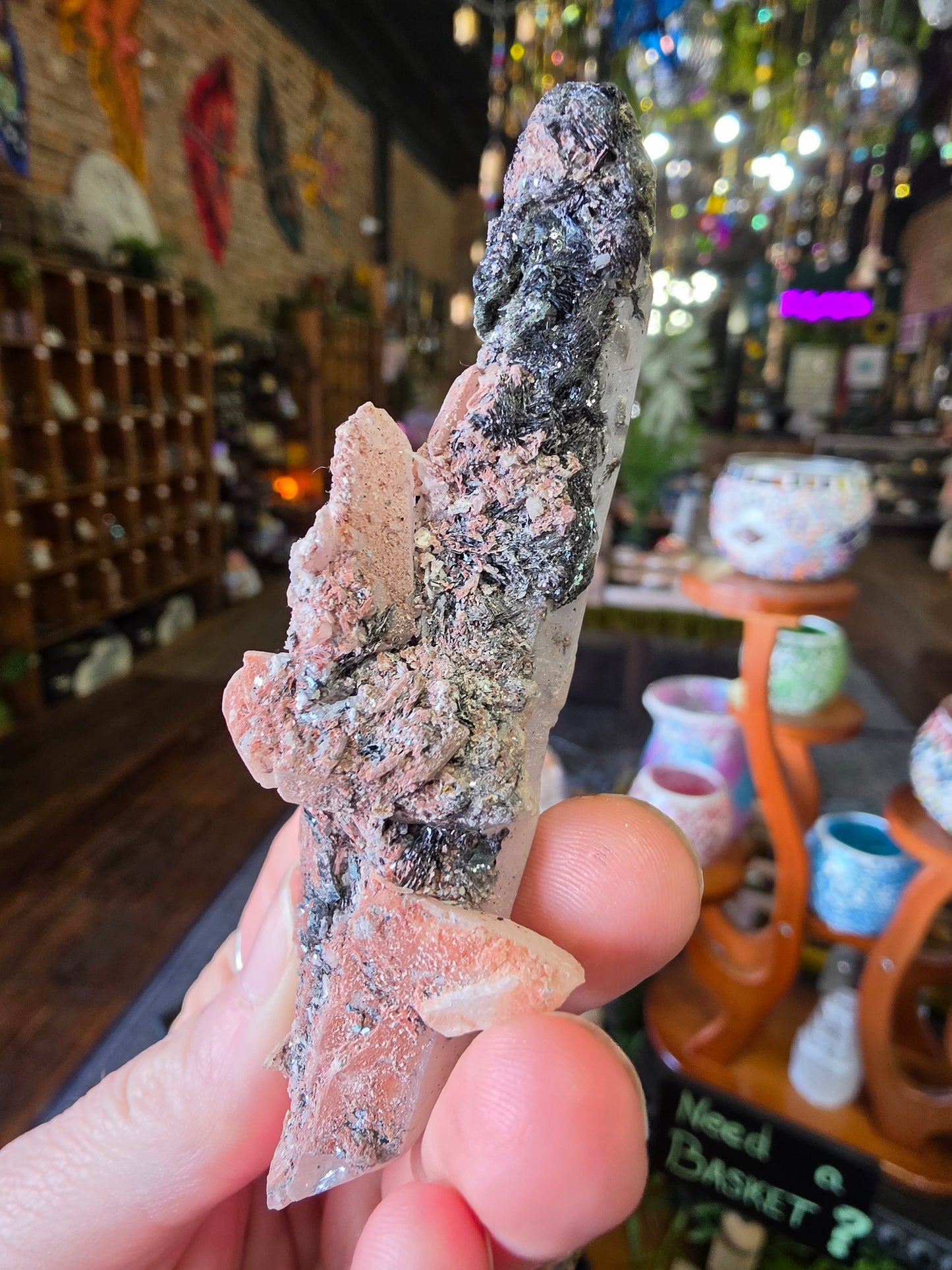 Specular Hematite on Quartz