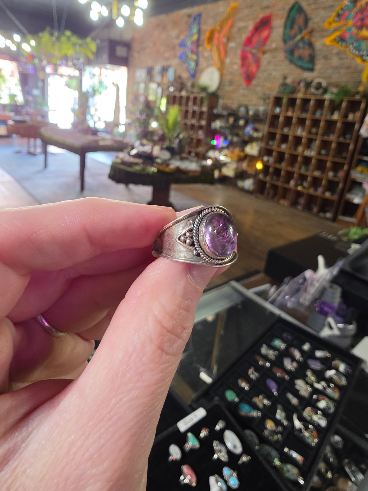 Amethyst Ring Size 8