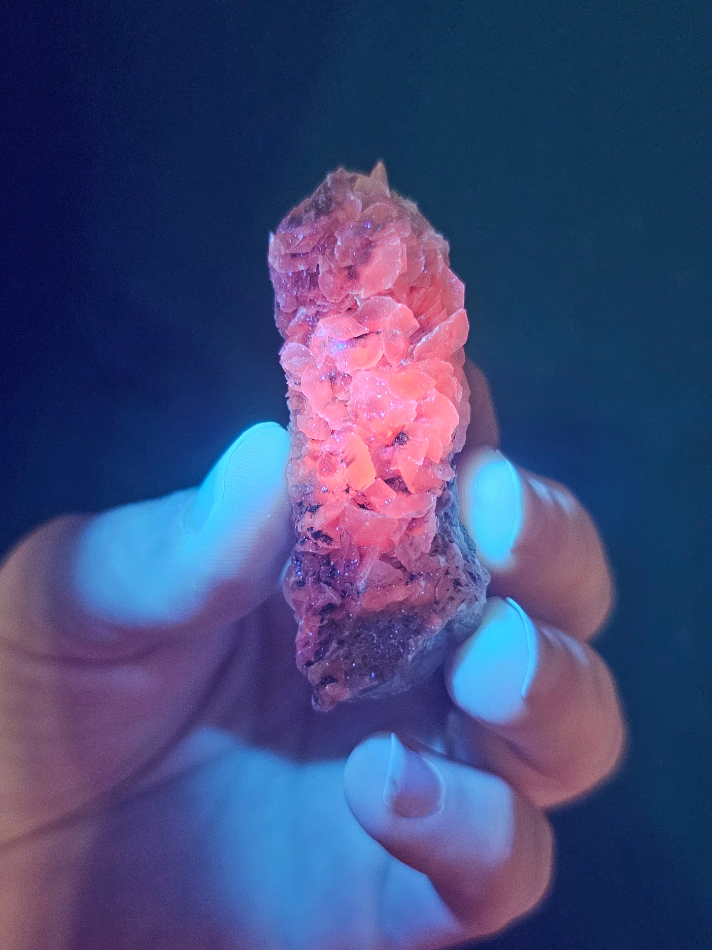 Calcite on Quartz