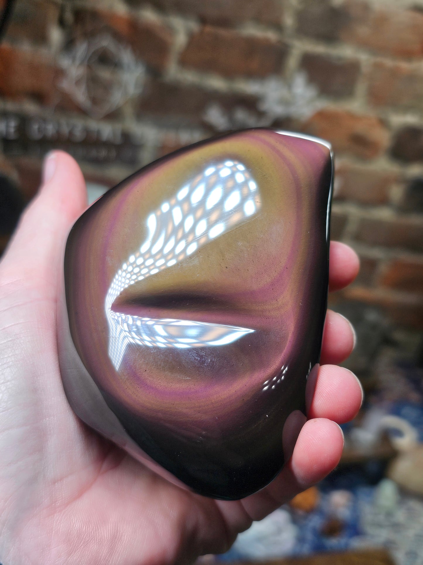 High Grade Rainbow Obsidian Free form