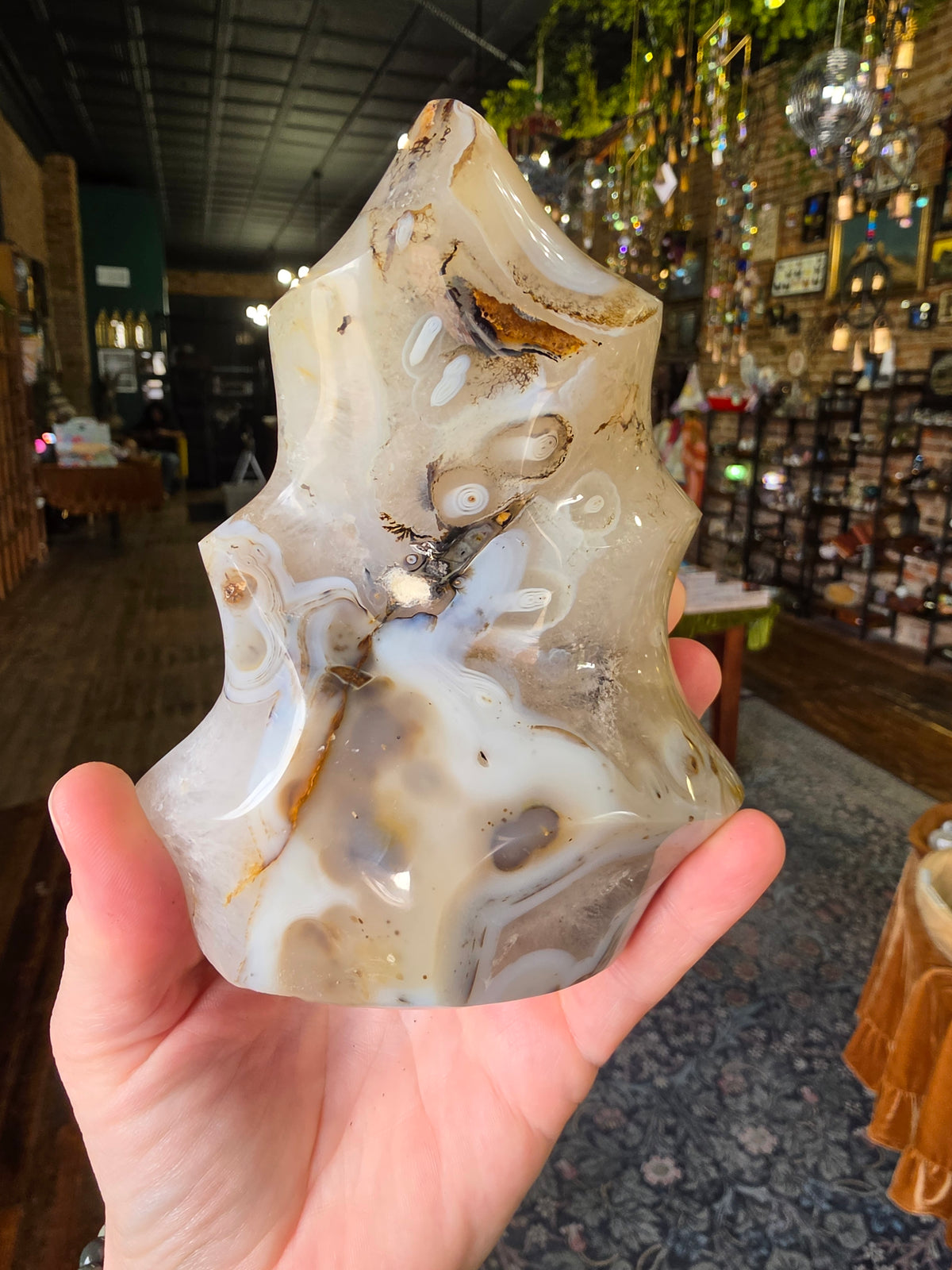 Dendritic Agate Flame