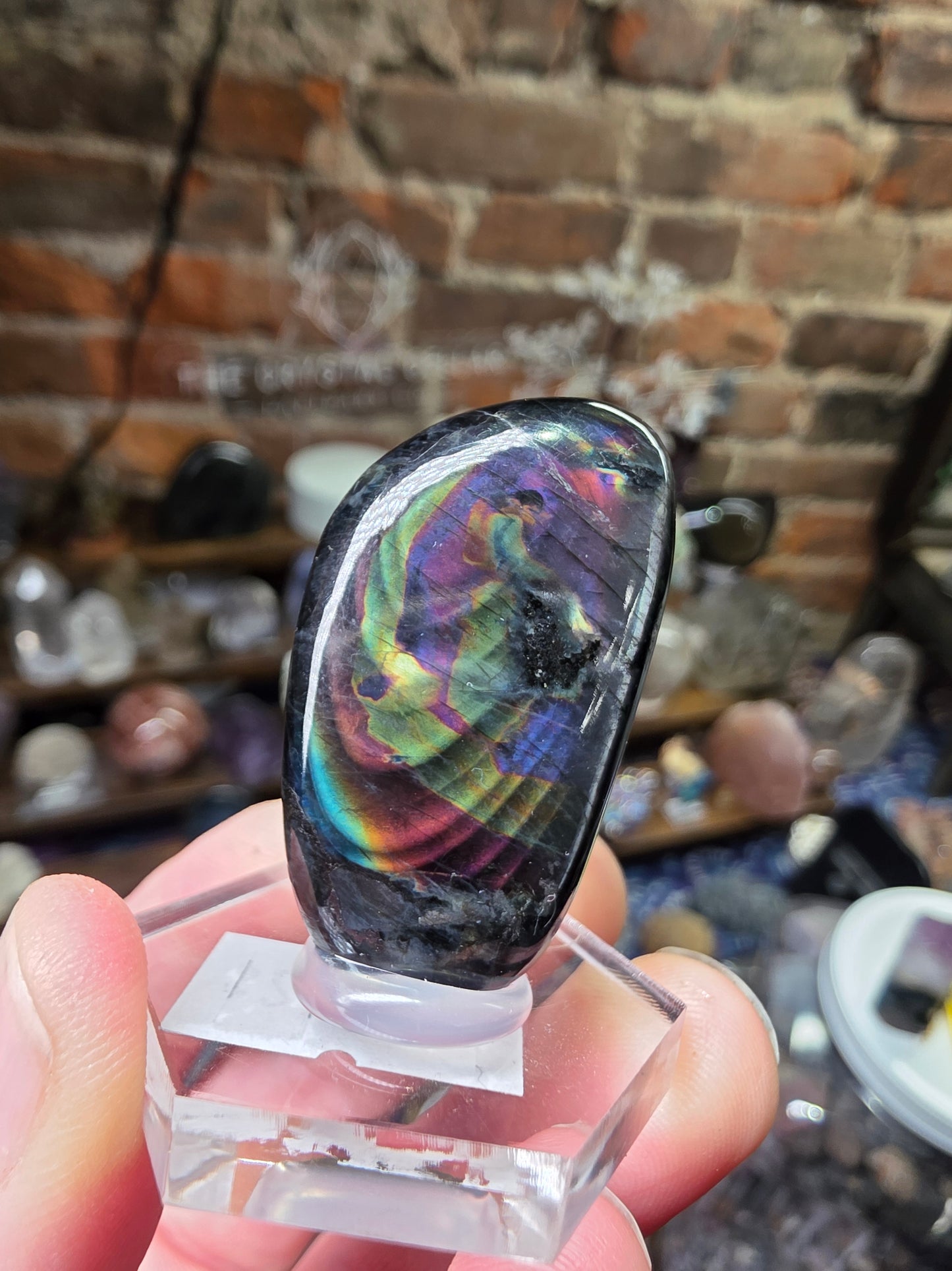 Finnish Spectrolite Mini Palmstone