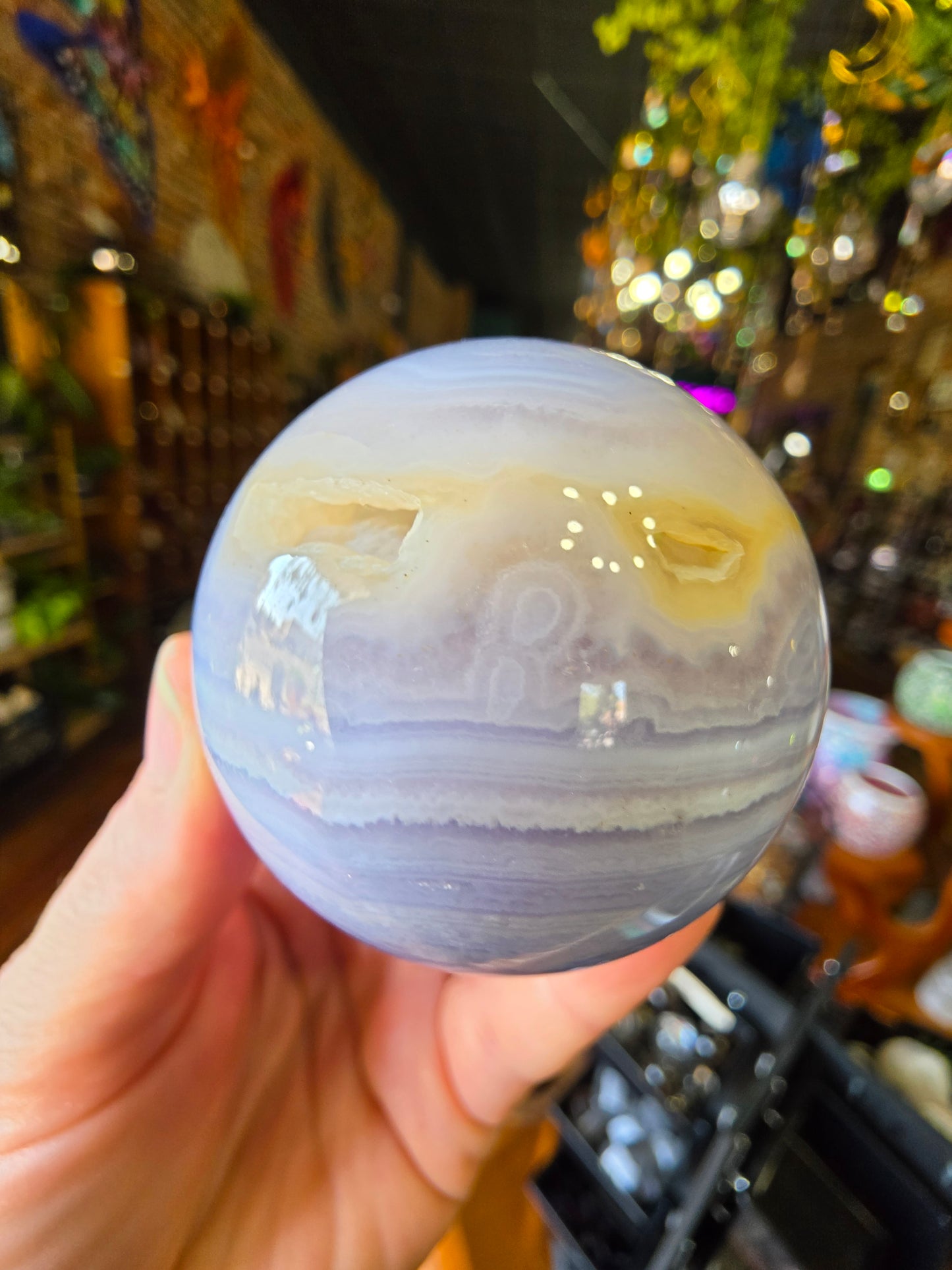 Blue Lace Agate Sphere