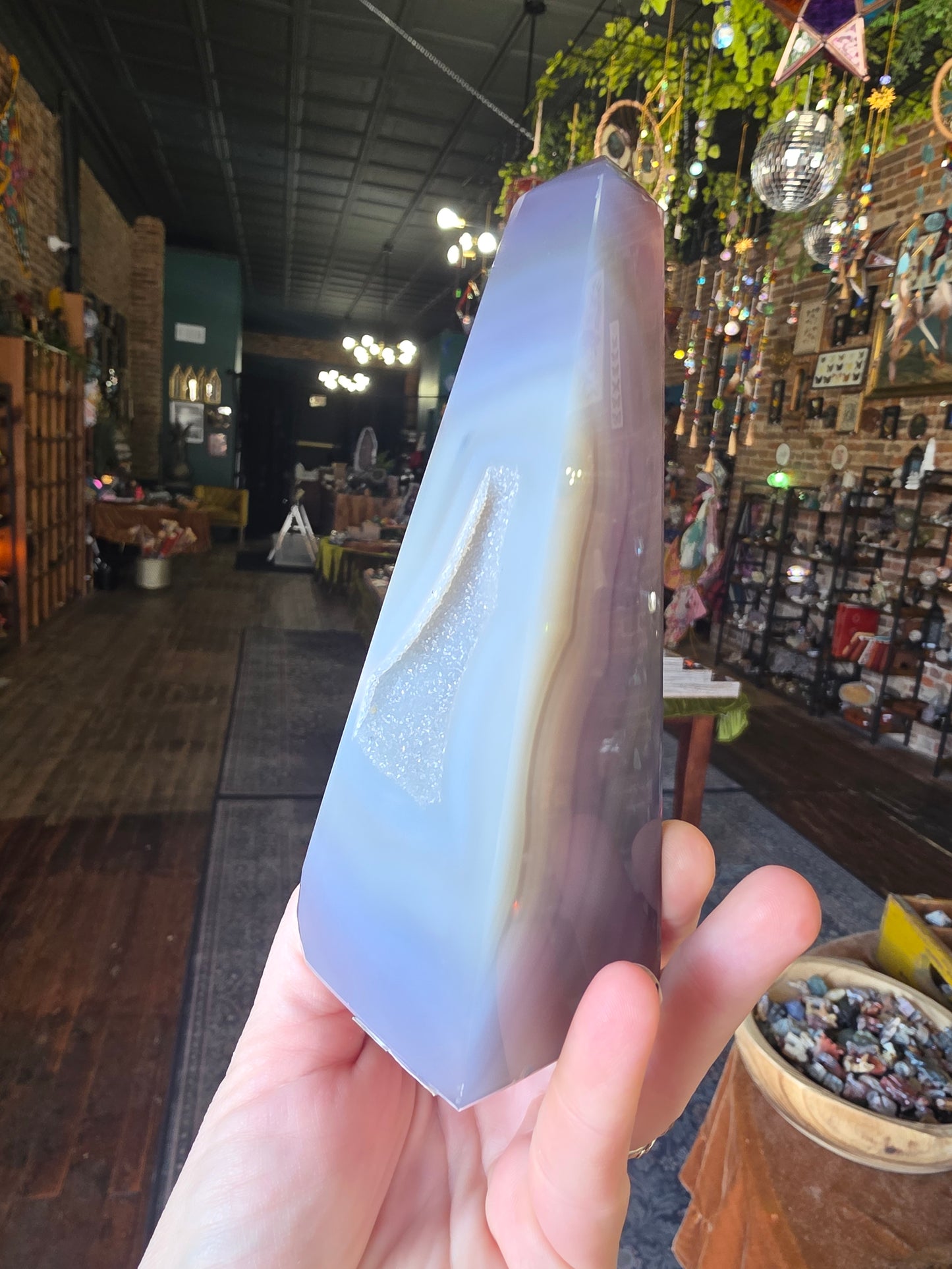 Brazillian Agate Tower