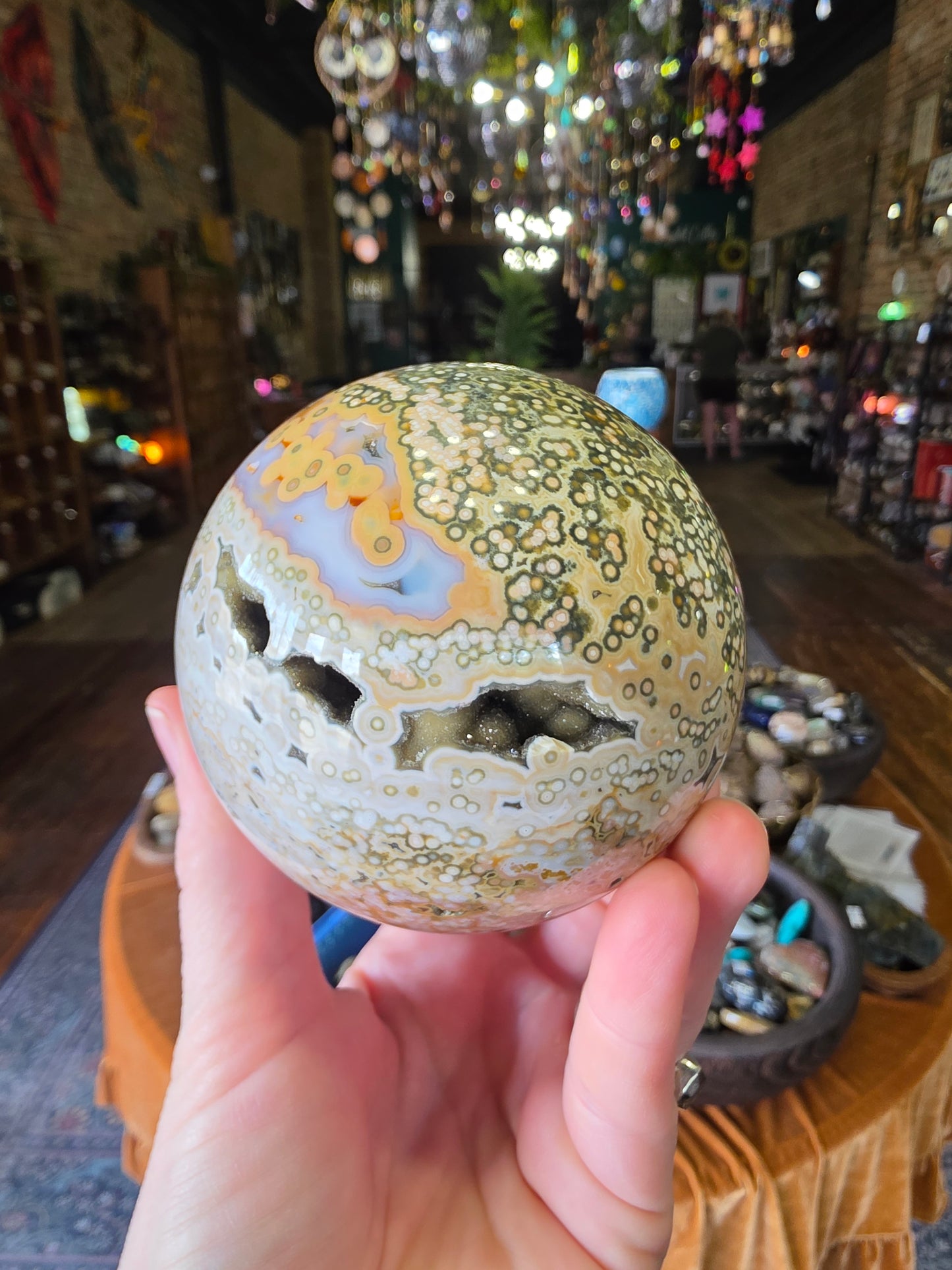 Ocean Jasper Sphere
