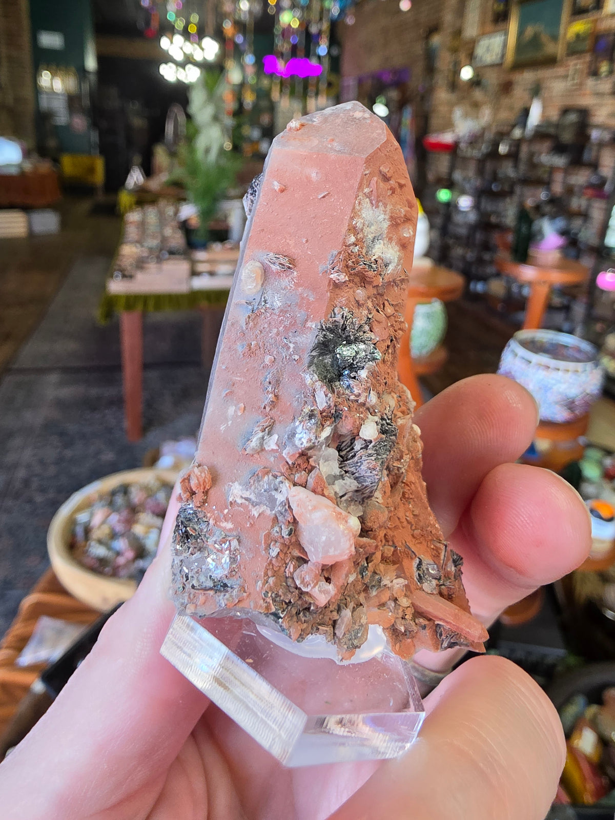 Specular Hematite on Quartz