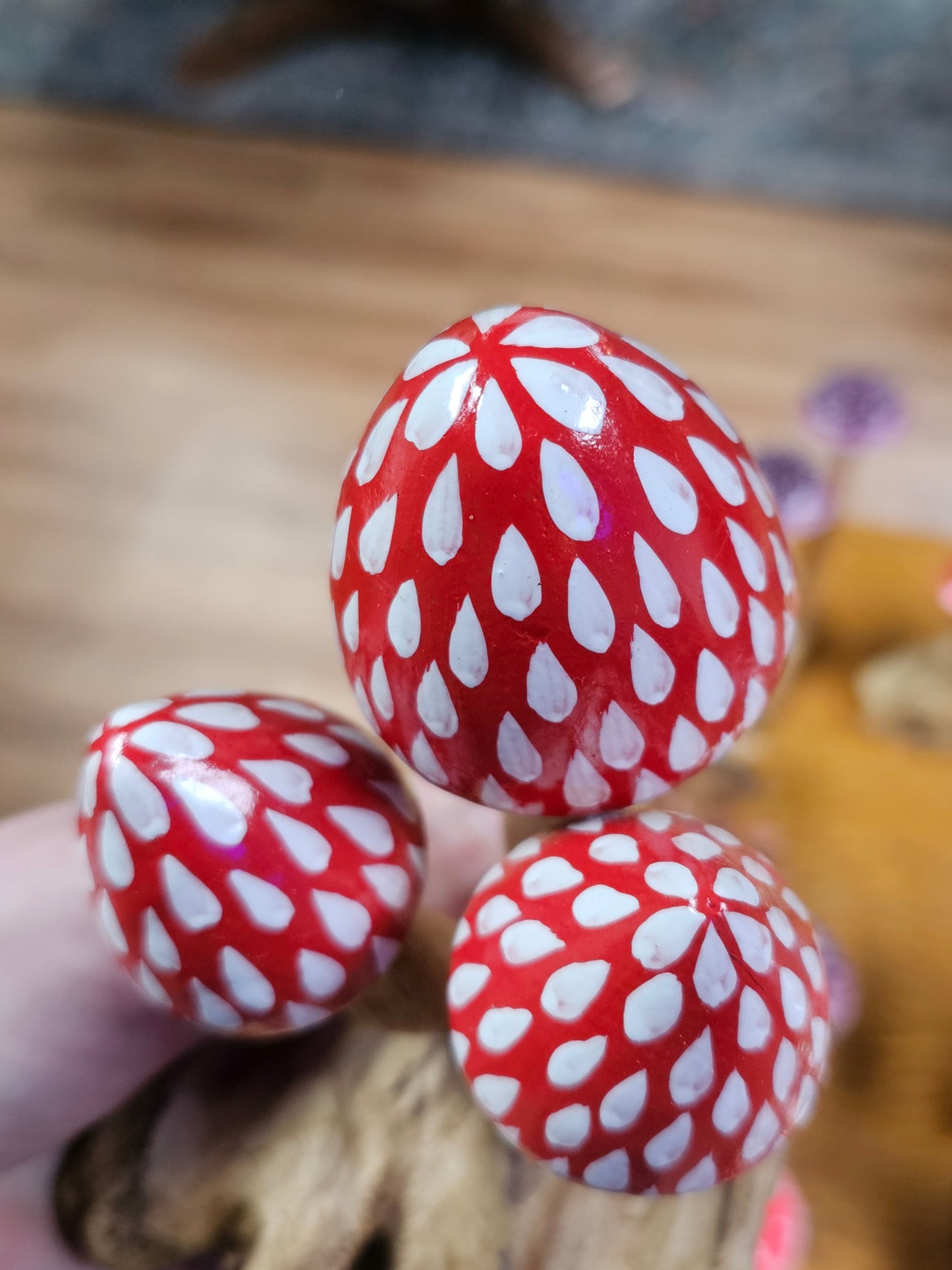 Wooden Mushroom Carving