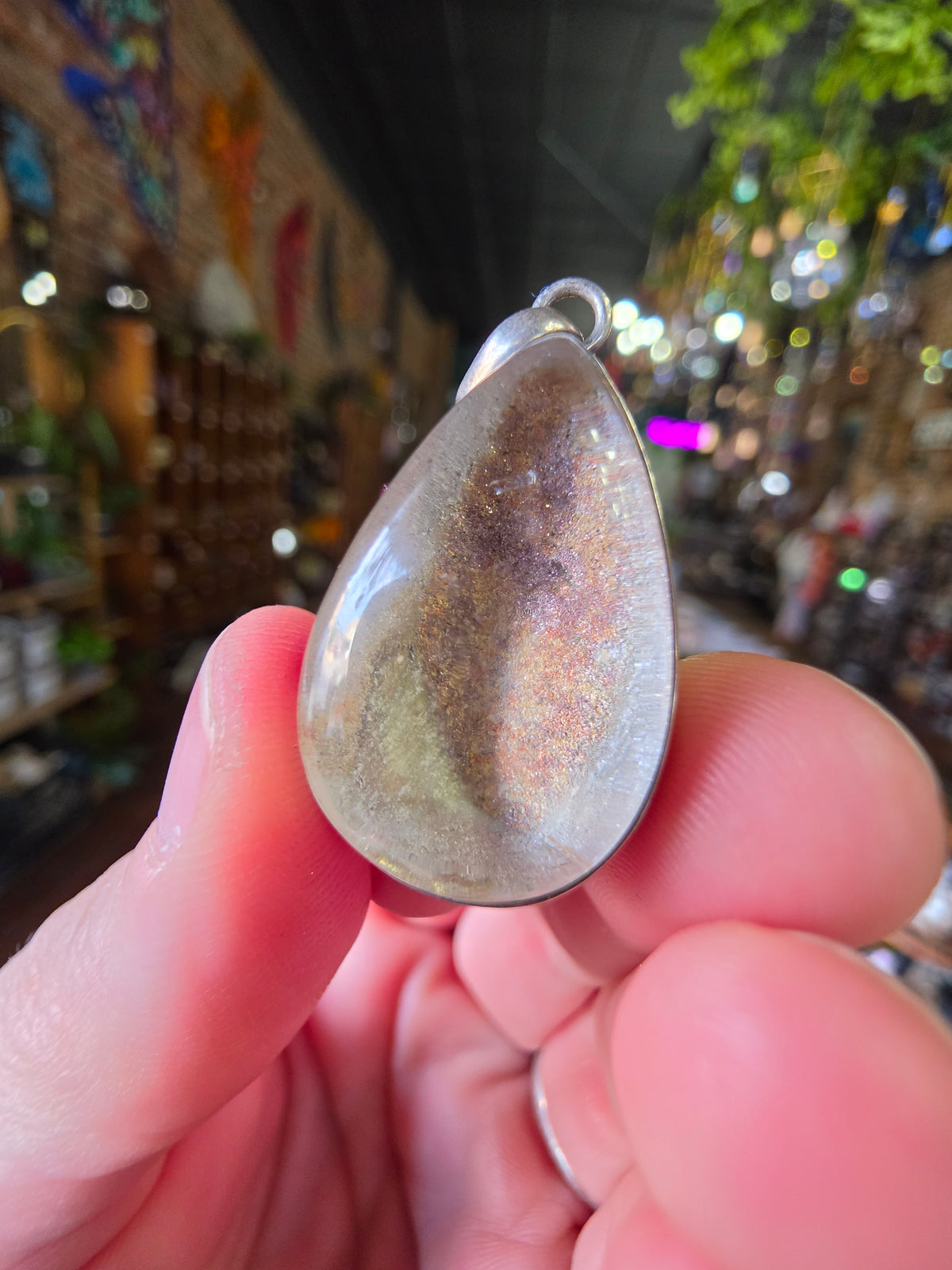 Included Quartz Pendant