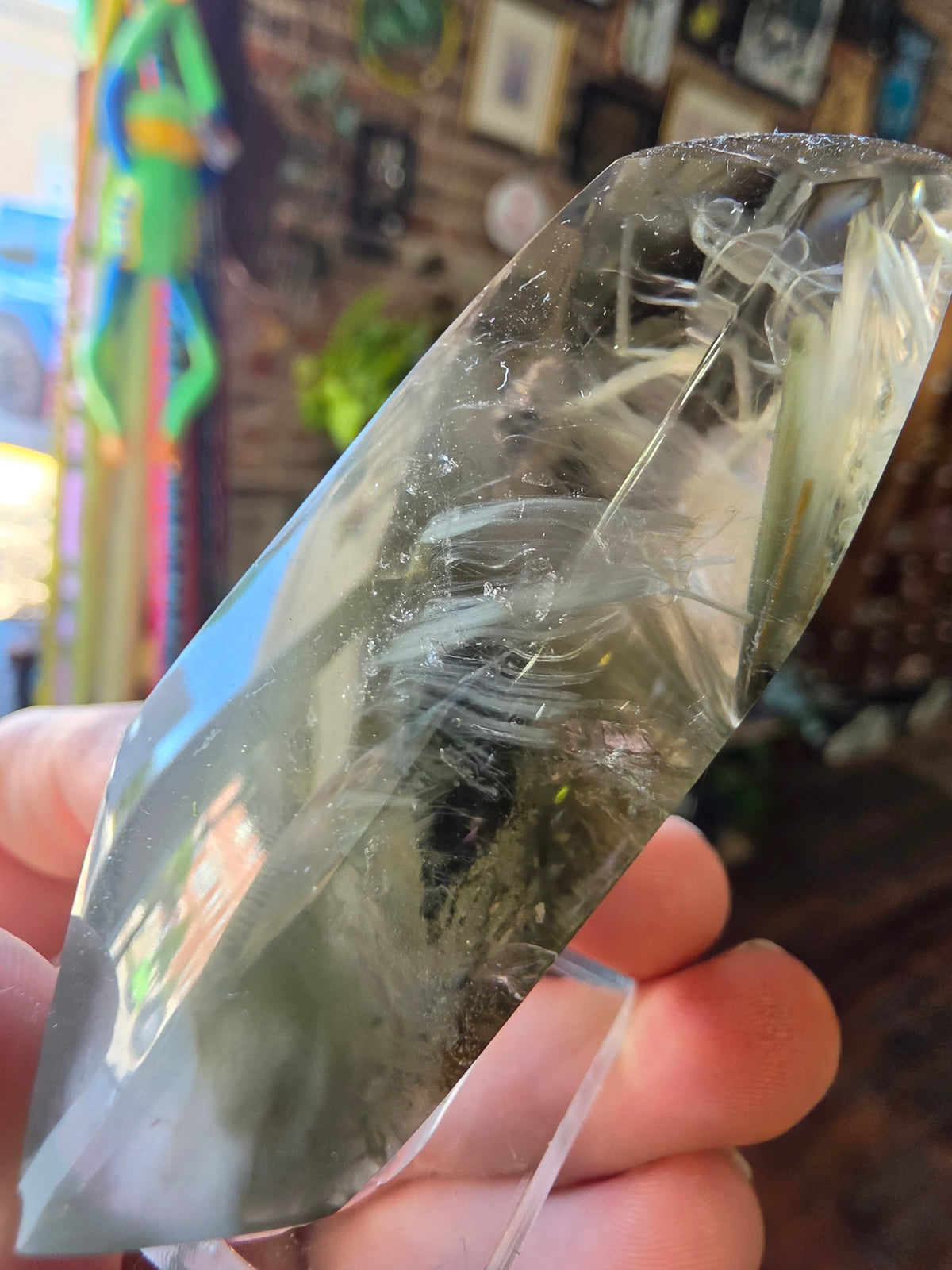 Blue Tera Quartz Polished Point