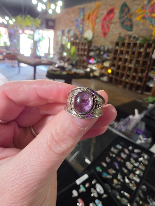 Amethyst Ring Size 8