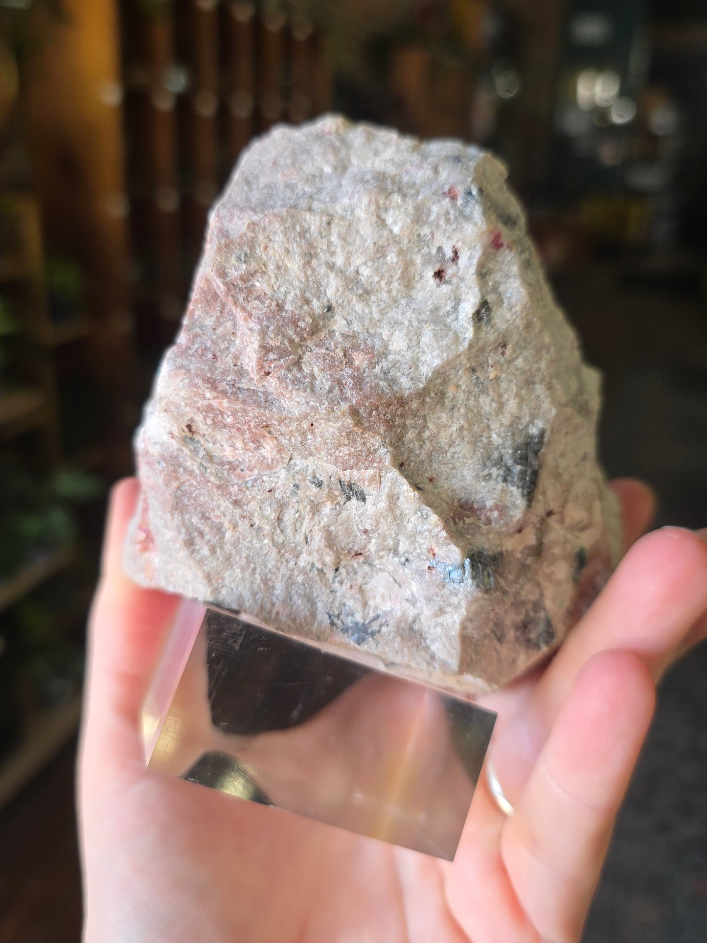 Colbalto Calcite with Malachite