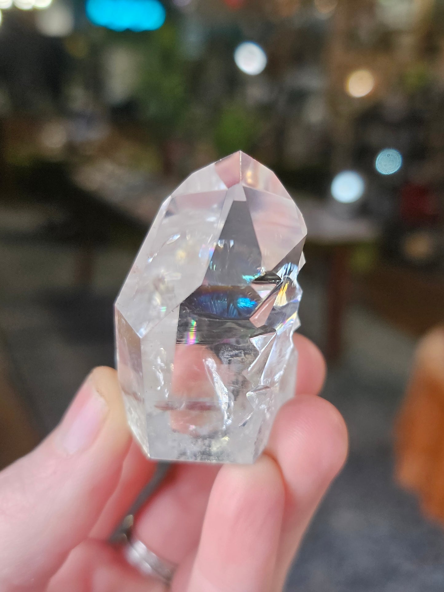 Hand Carved Lemurian Quartz Point