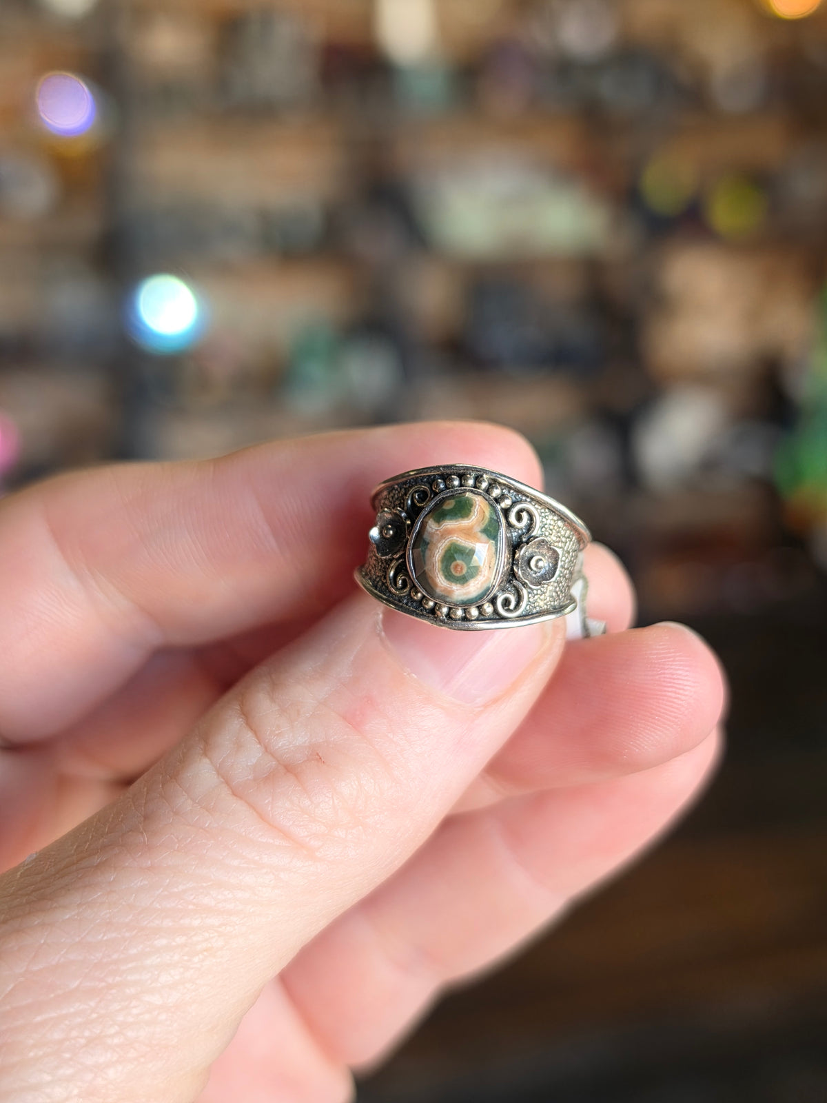 Size 6 Ocean Jasper Ring