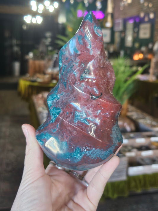 Ocean Wave Jasper Flame
