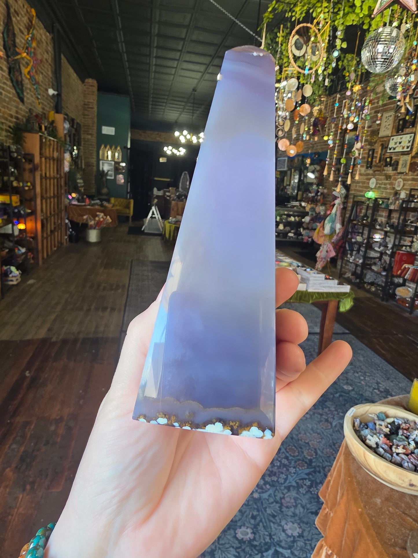 Brazillian Agate Tower