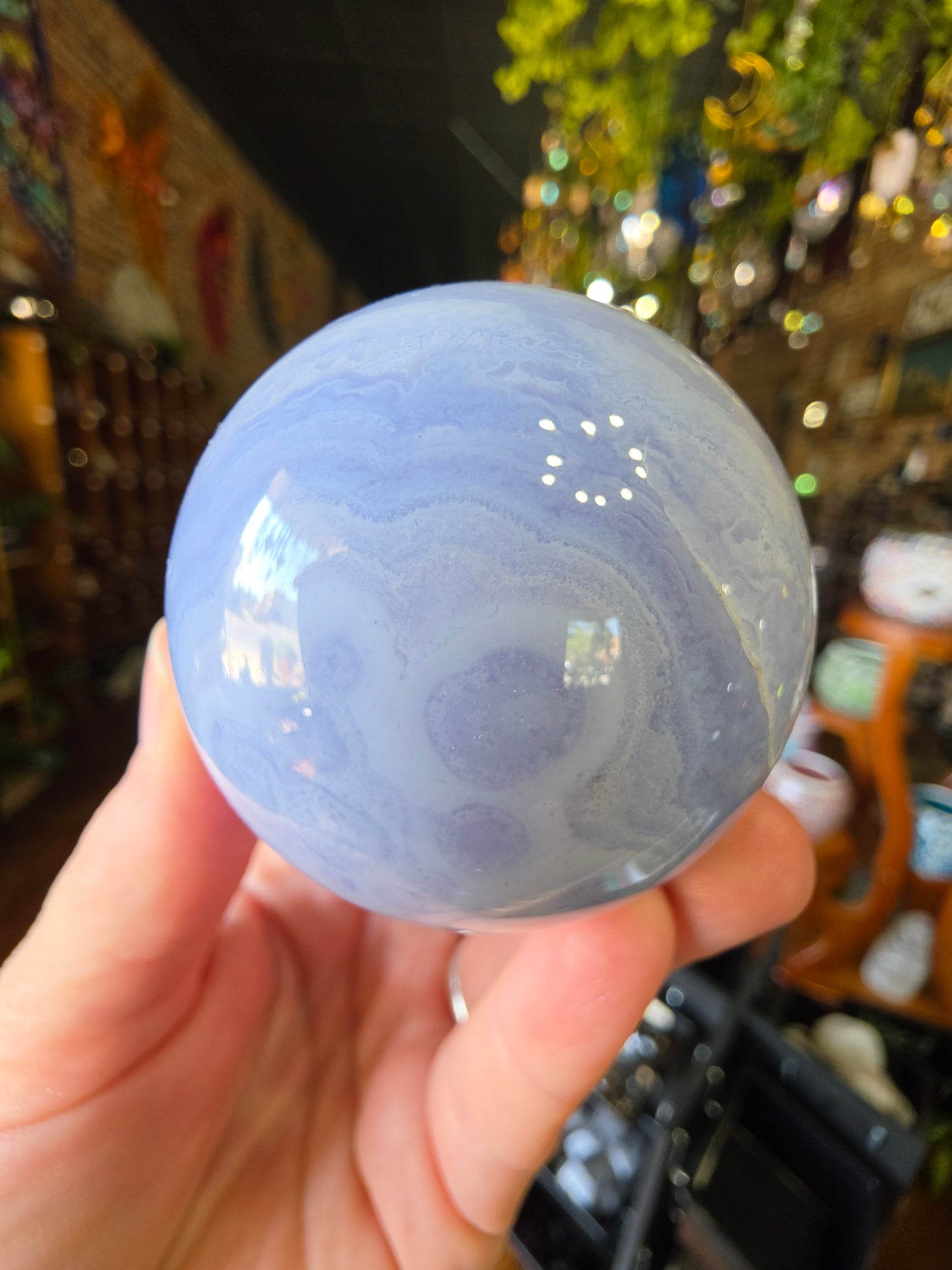 Blue Lace Agate Sphere