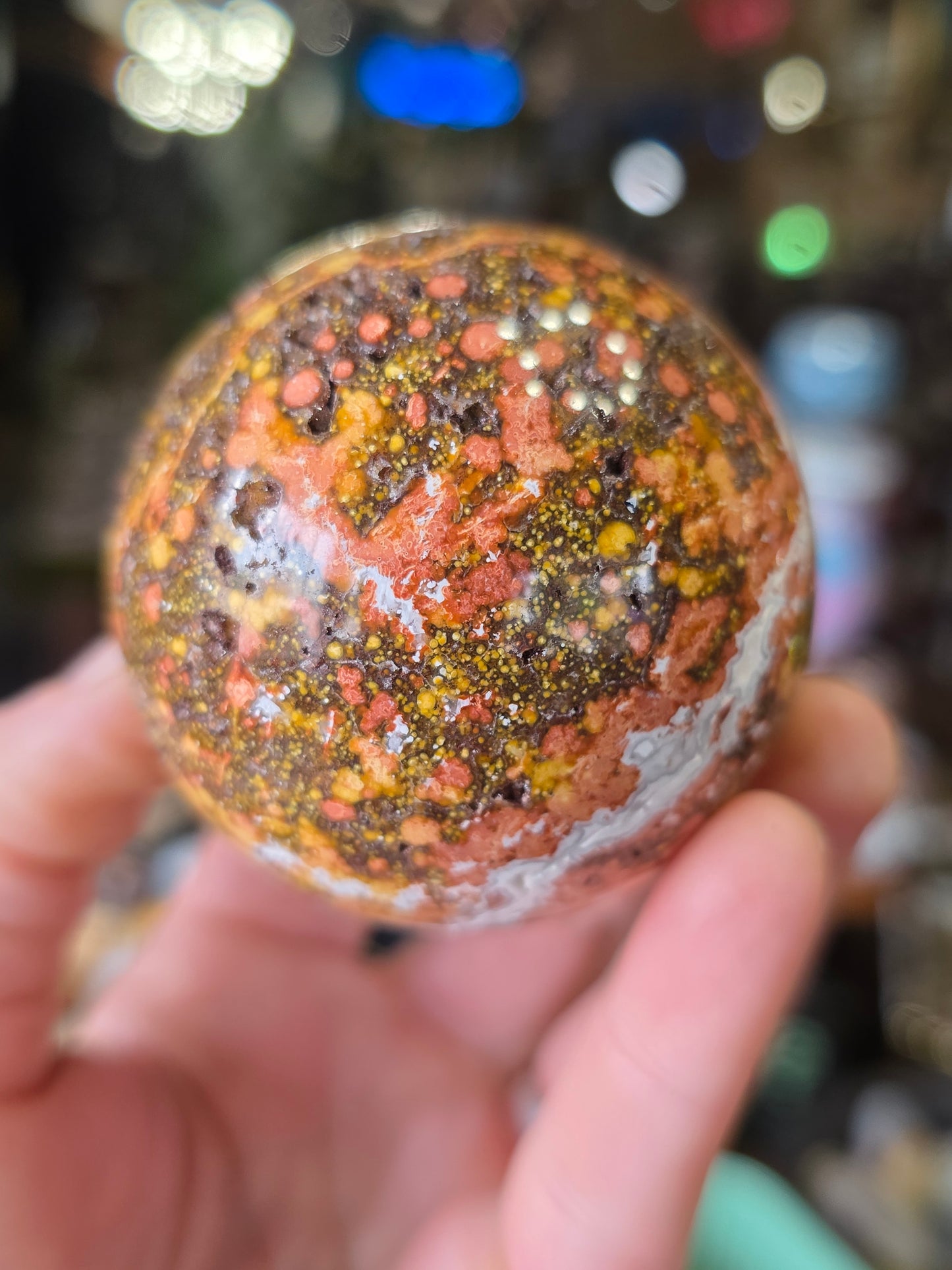 Poppy Jasper Sphere