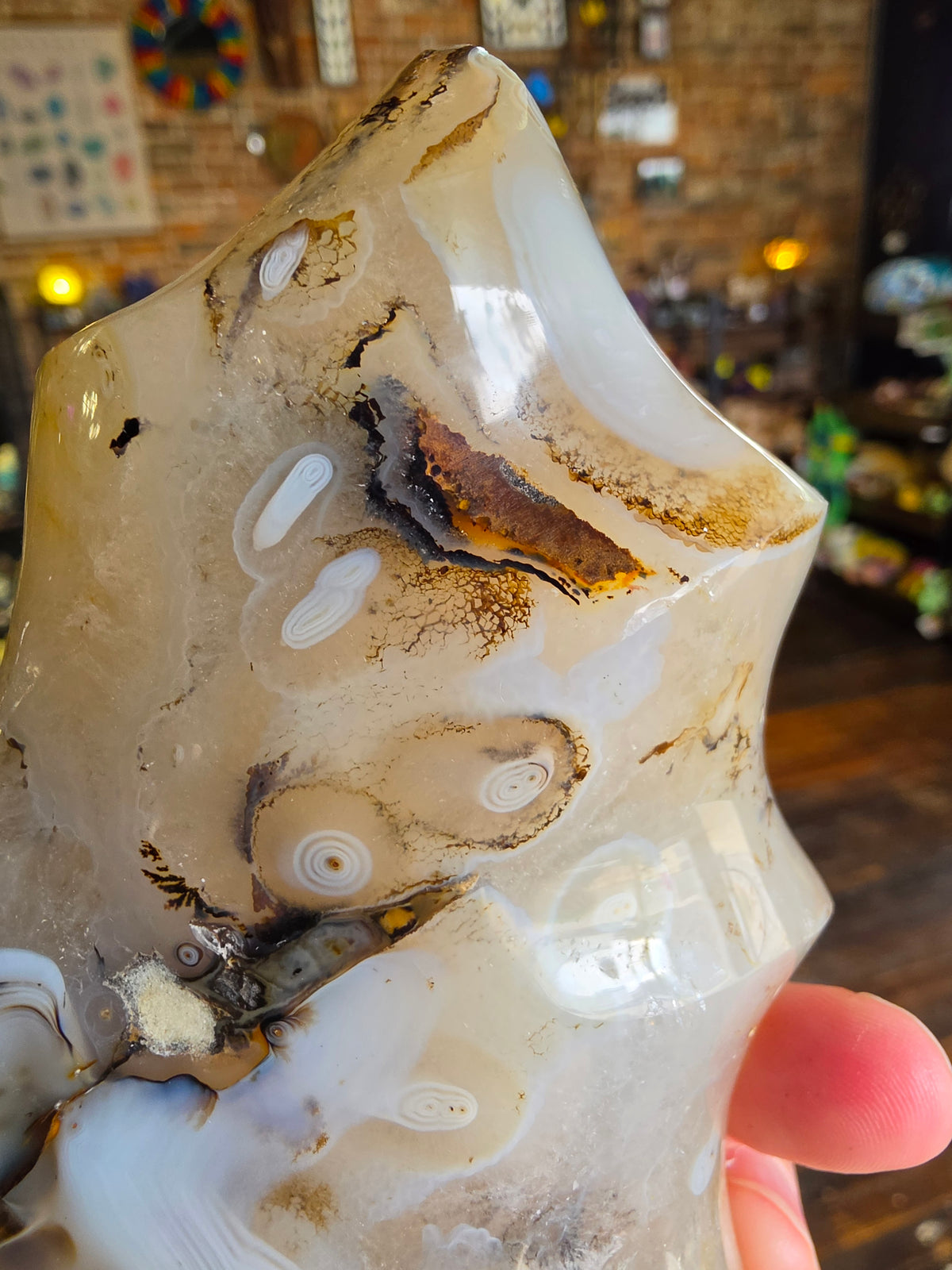 Dendritic Agate Flame