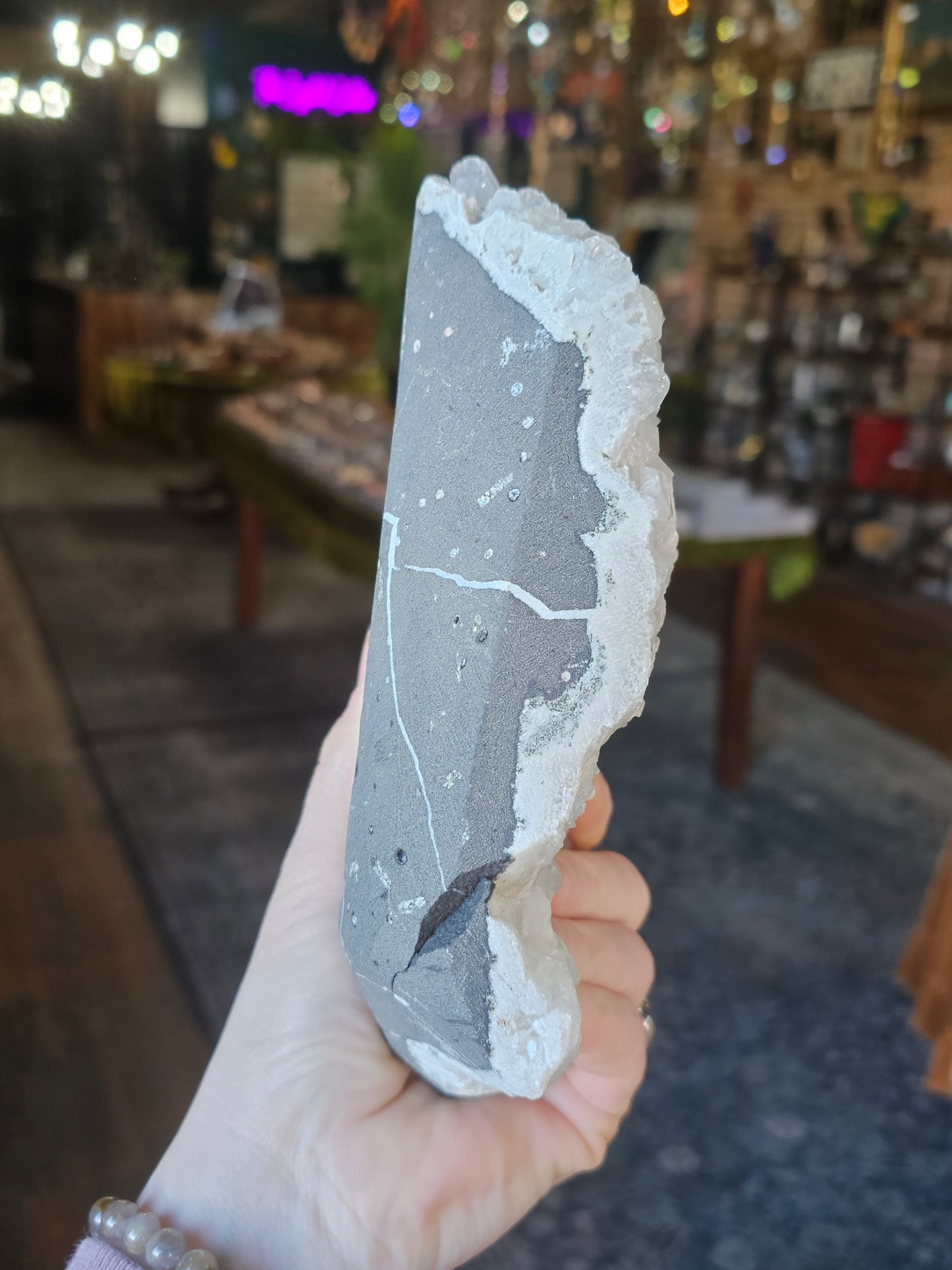 Large Peach Stilbite on Apophyllite
