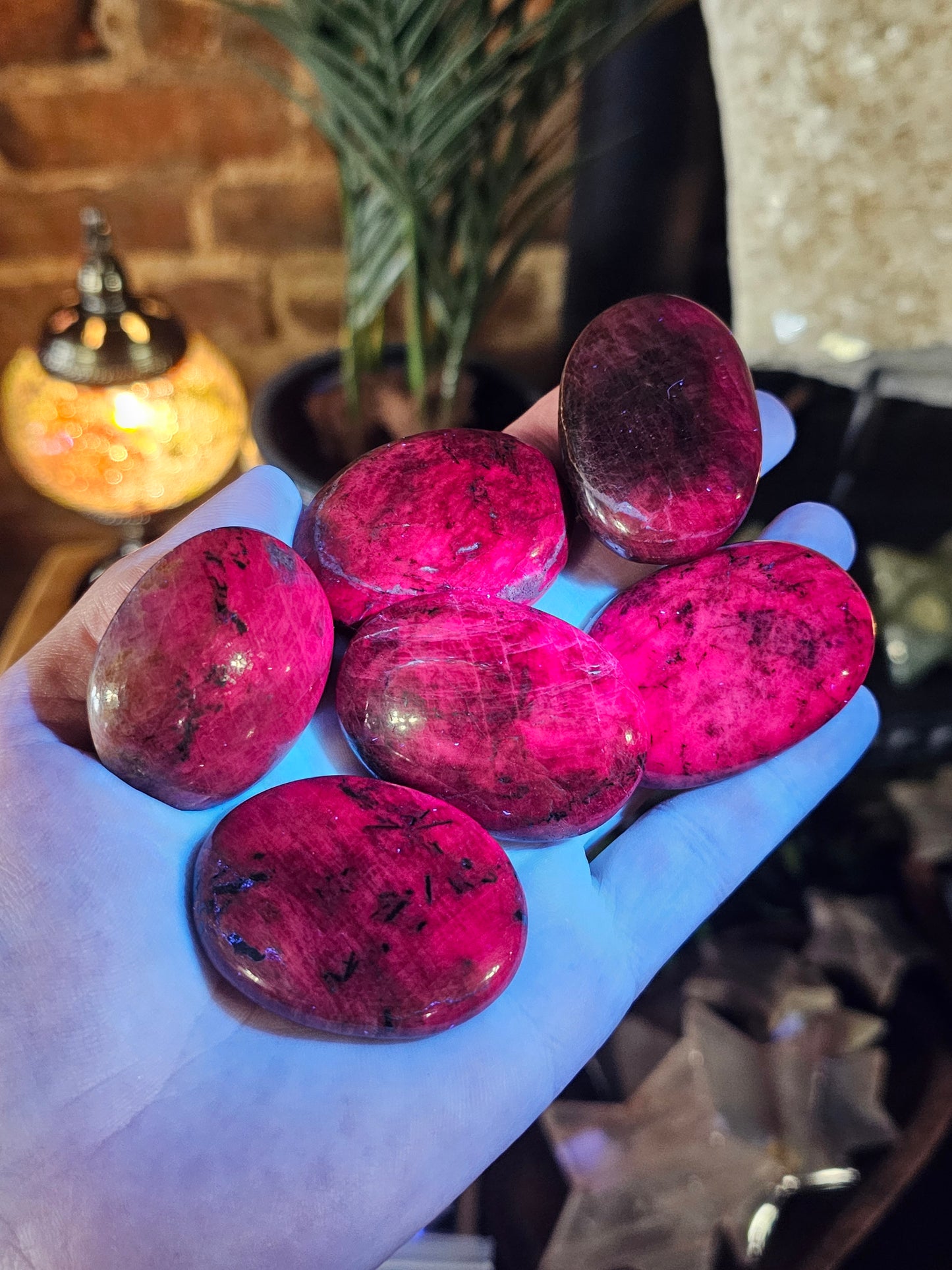 Medium Ruby Palm Stone
