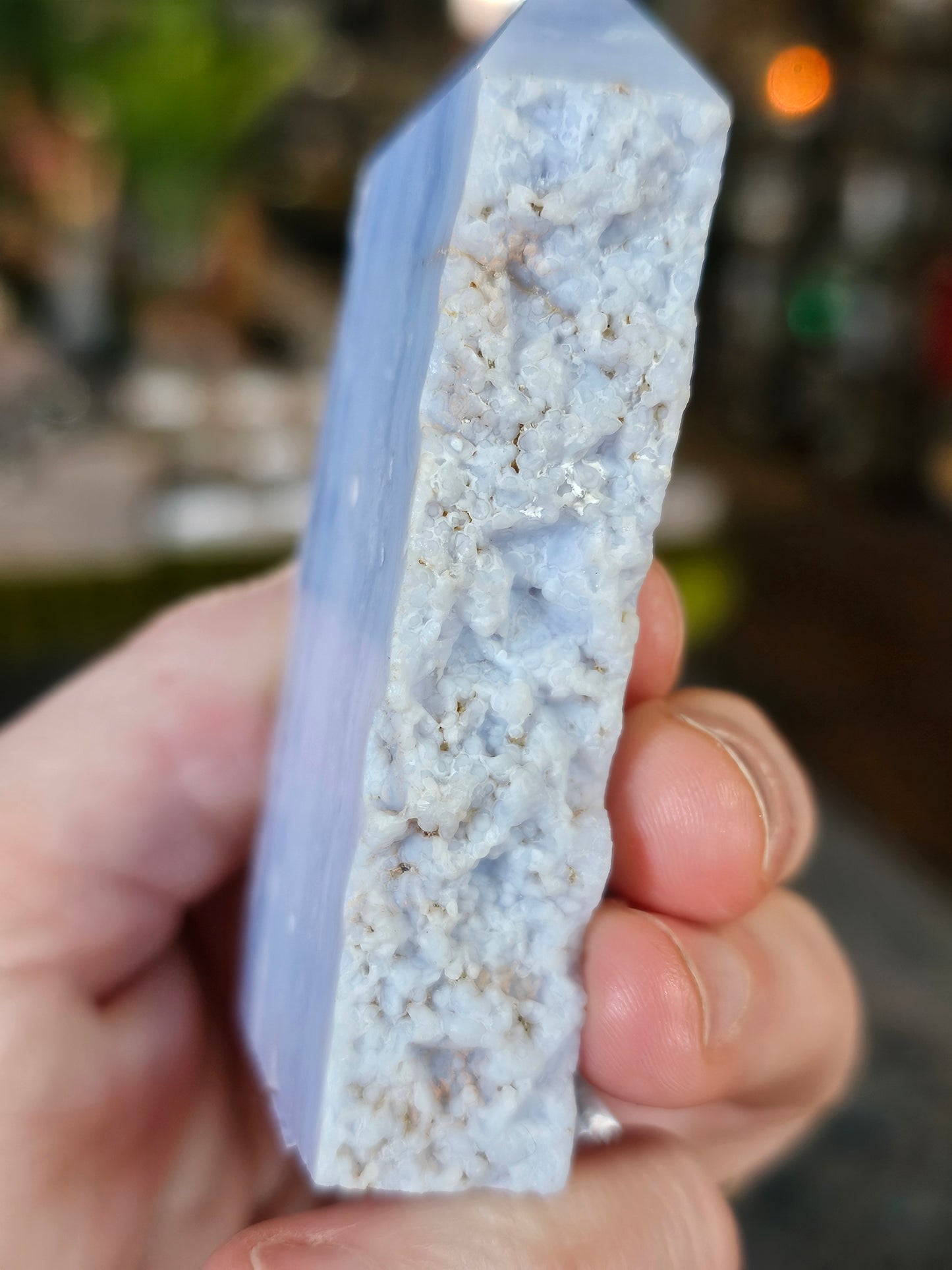 Blue Lace Agate Point