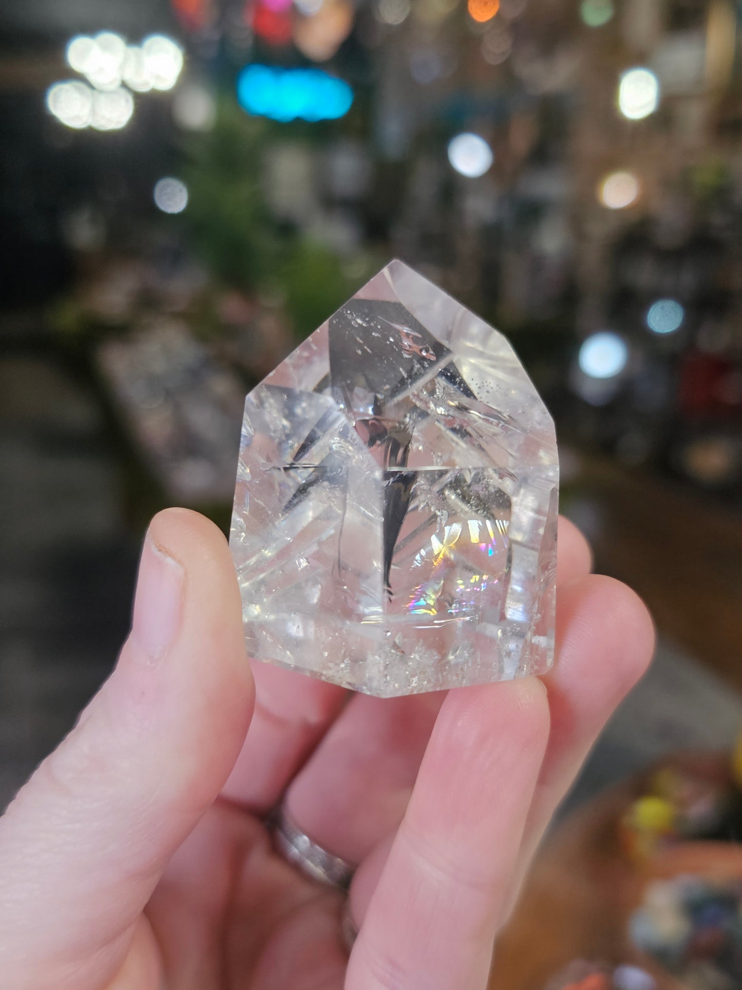 Hand Carved Lemurian Quartz Point